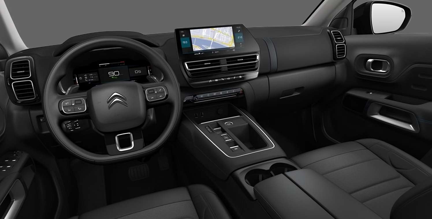 Ansicht des Armaturenbretts eines Citroën C5 Aircross