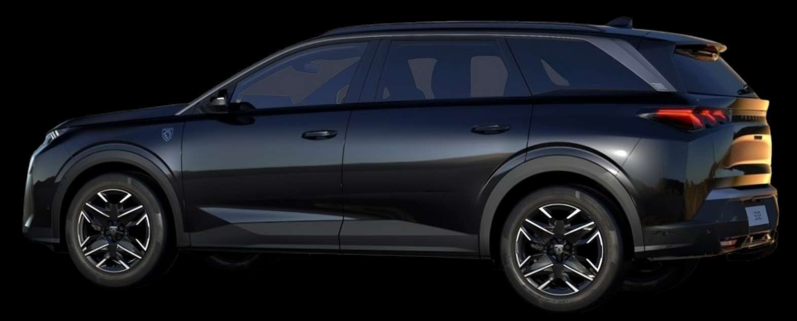 Seitenansicht eines Peugeot 5008