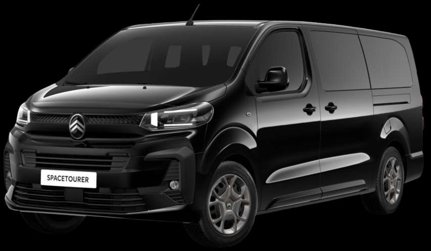 Schräge Frontansicht eines Citroën SpaceTourer, freigestellt