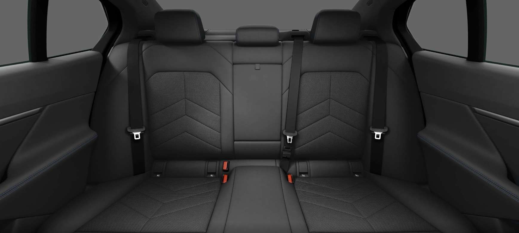 Ansicht der Rücksitze eines BMW i5