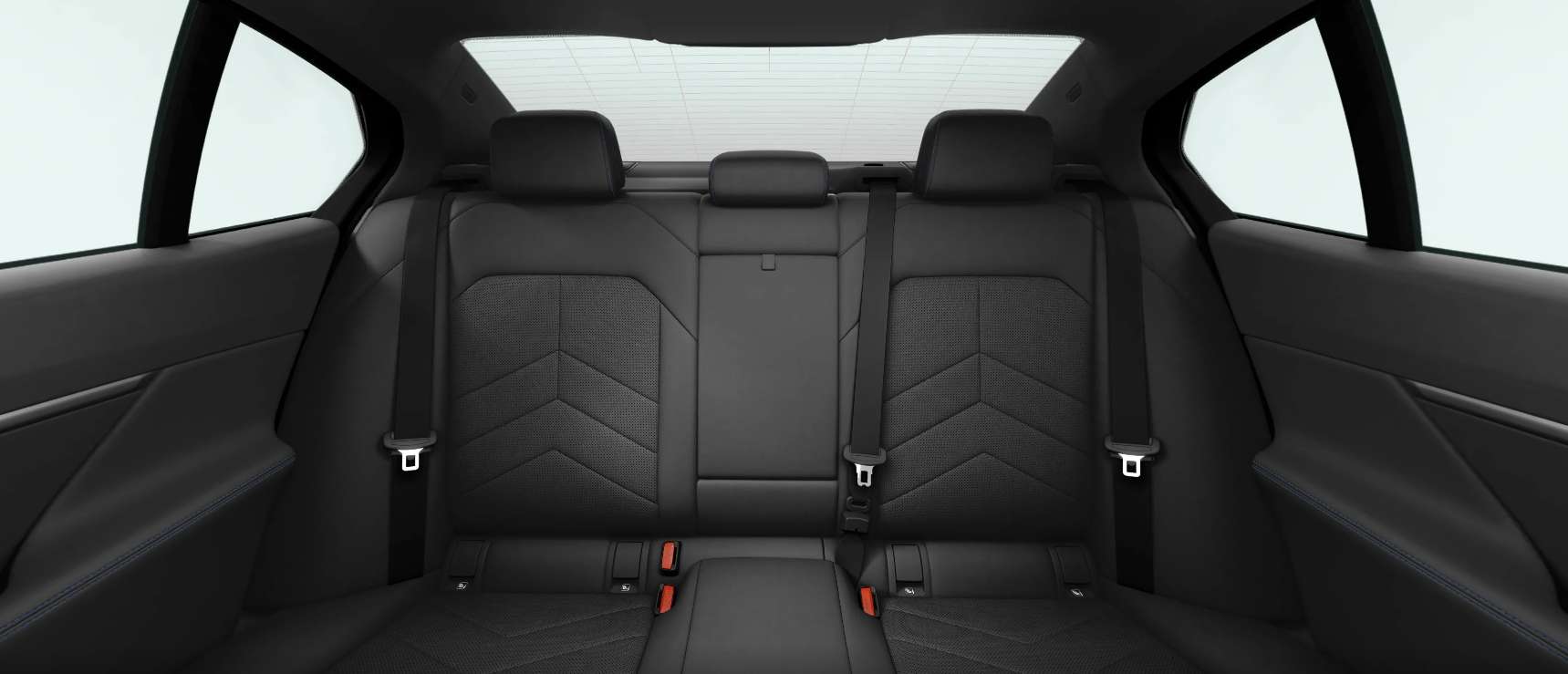 Ansicht der Rücksitze eines BMW 5er-Reihe