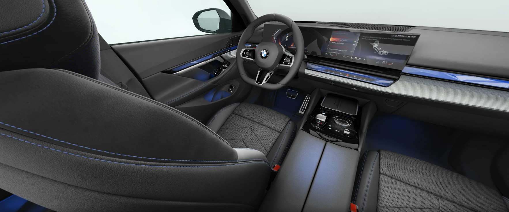 Ansicht des Armaturenbretts eines BMW 5er-Reihe