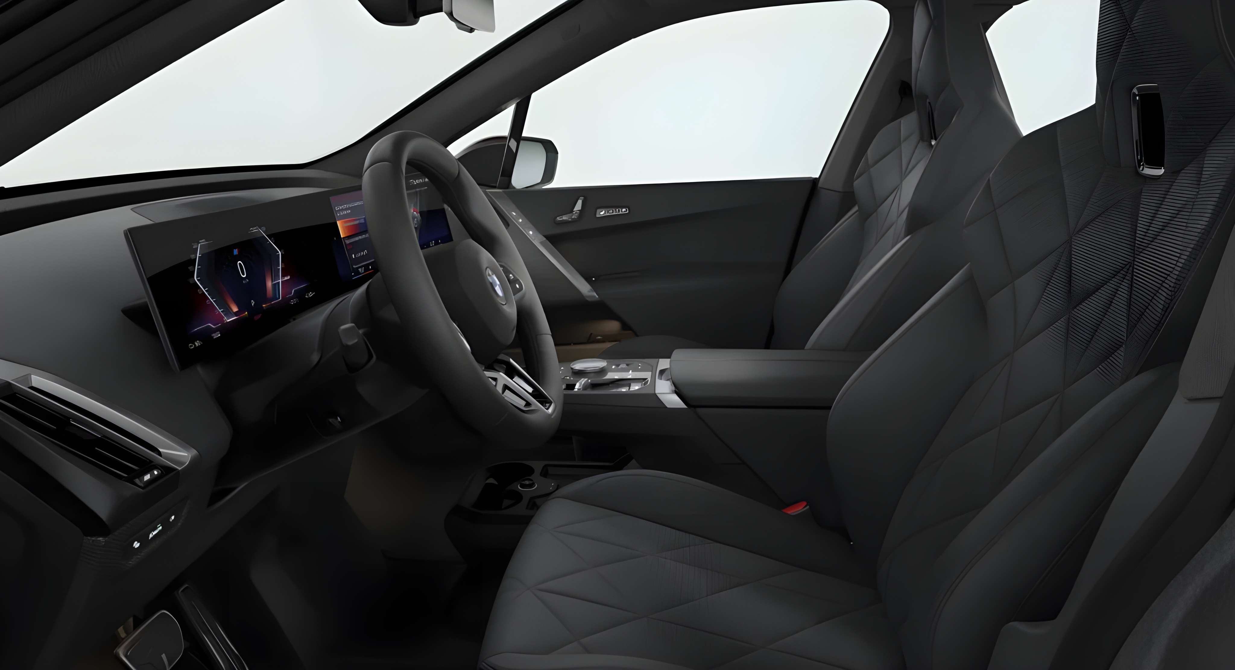 Ansicht der Frontsitze eines BMW iX