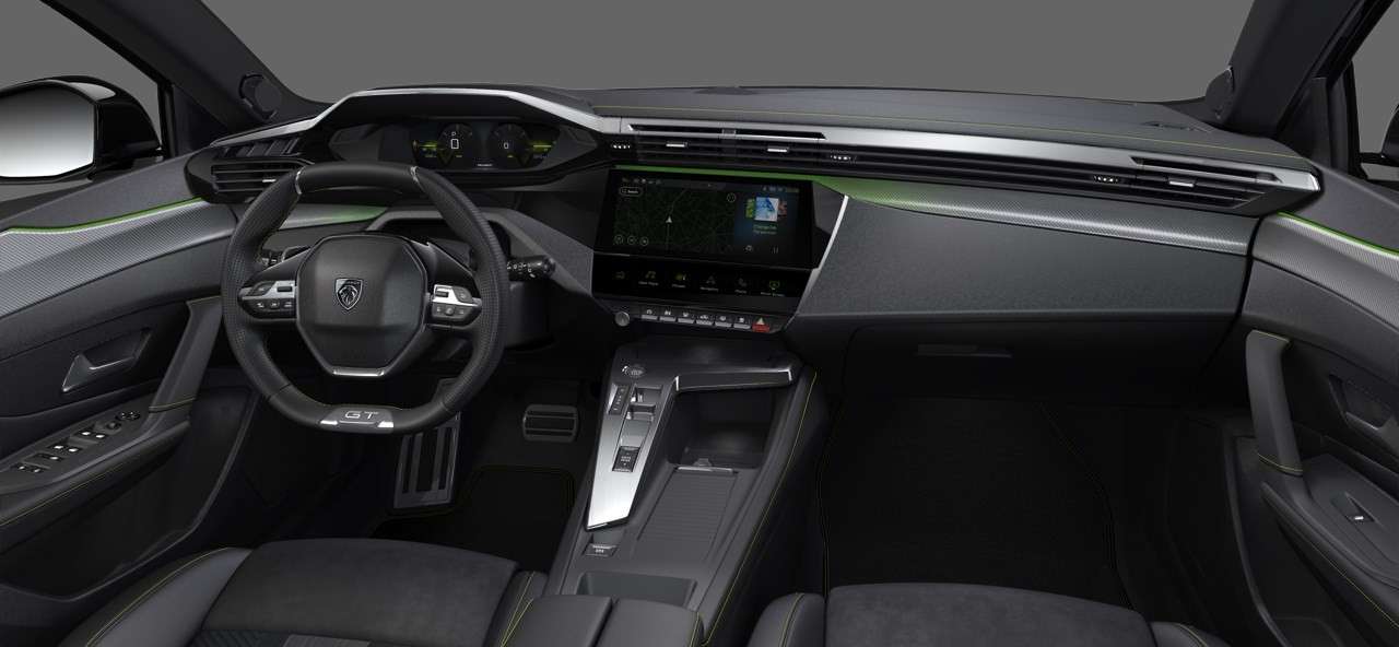 Armaturenbrett eines Peugeot 308