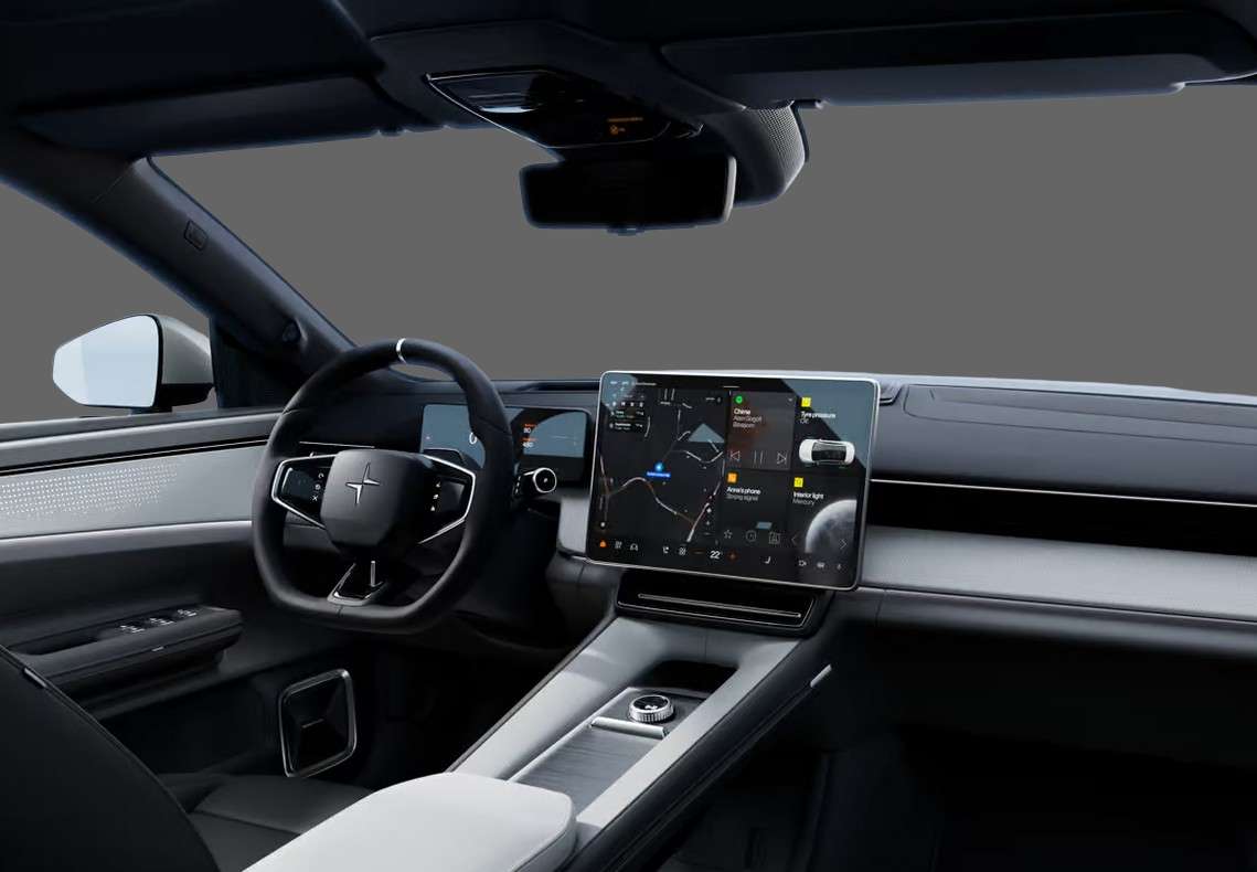 Armaturenbrett eines Polestar 4