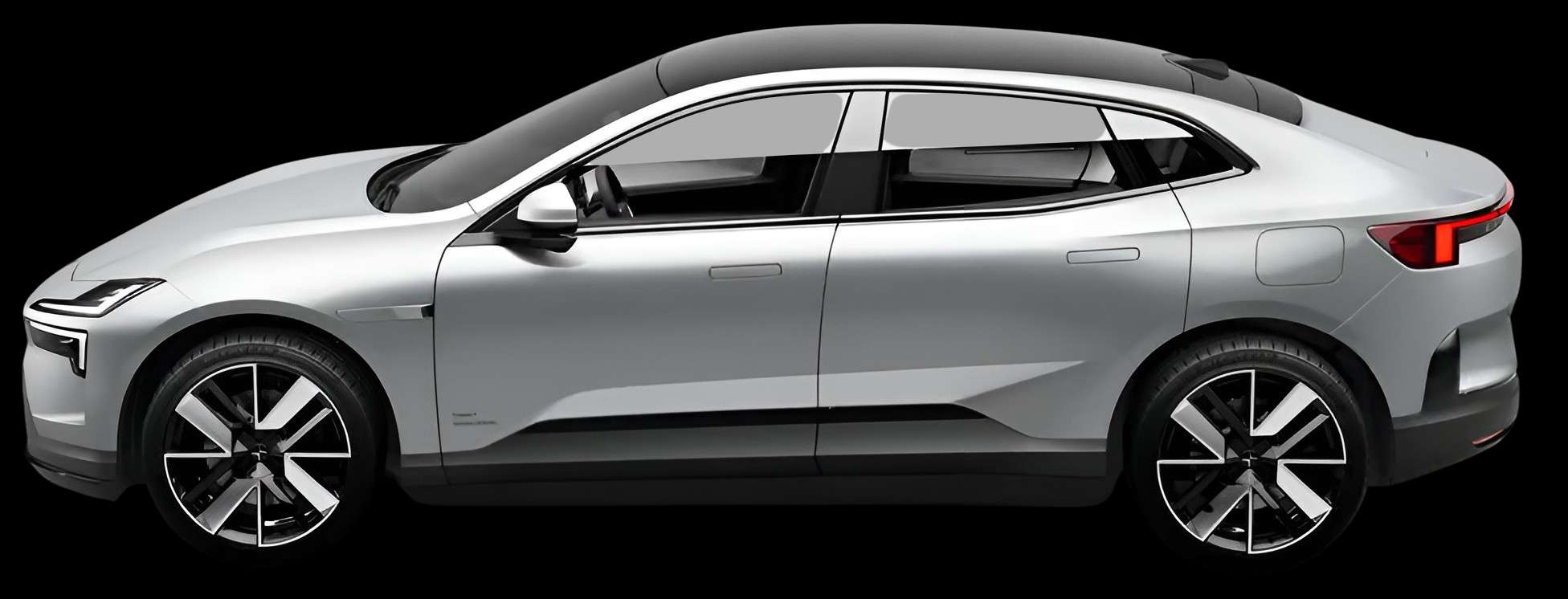 Seitenansicht eines Polestar 4