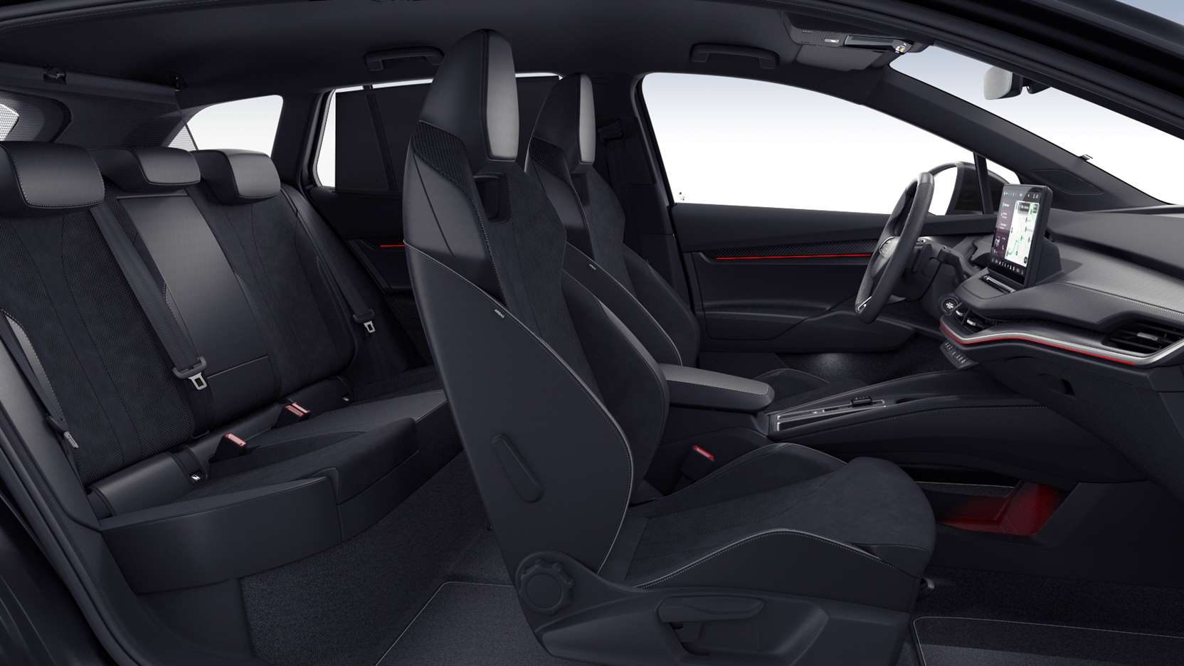 Vordersitze eines Skoda ENYAQ