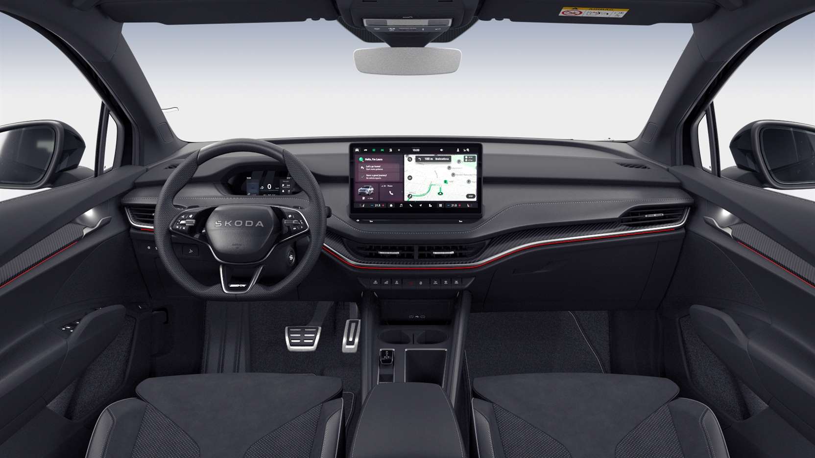 Armaturenbrett eines Skoda ENYAQ