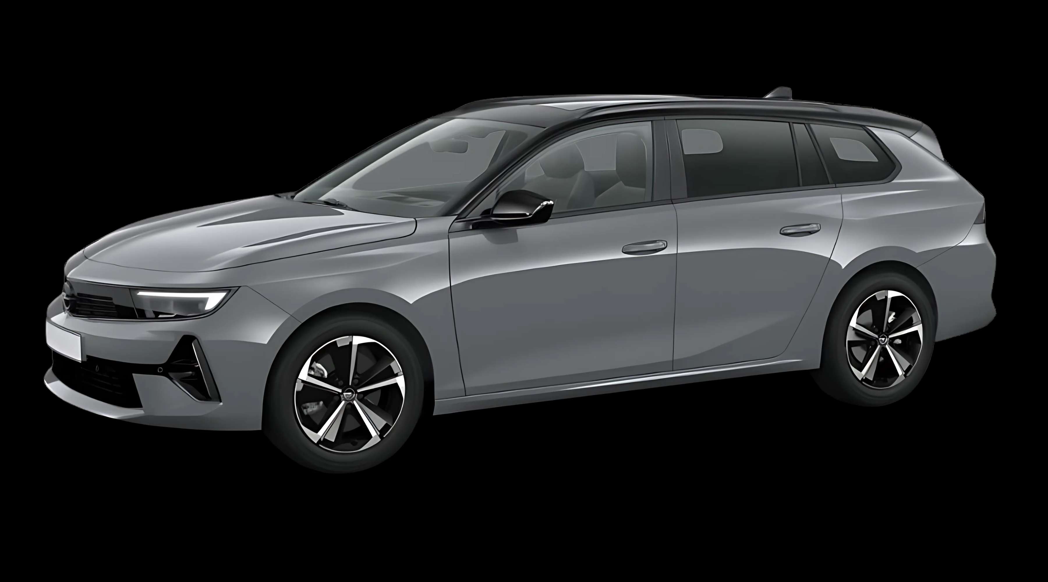 Seitenansicht eines Opel Astra