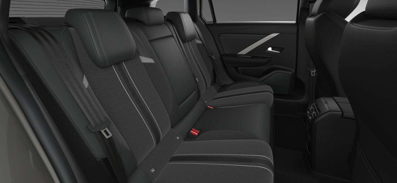 Ansicht der Rücksitze eines Opel Astra