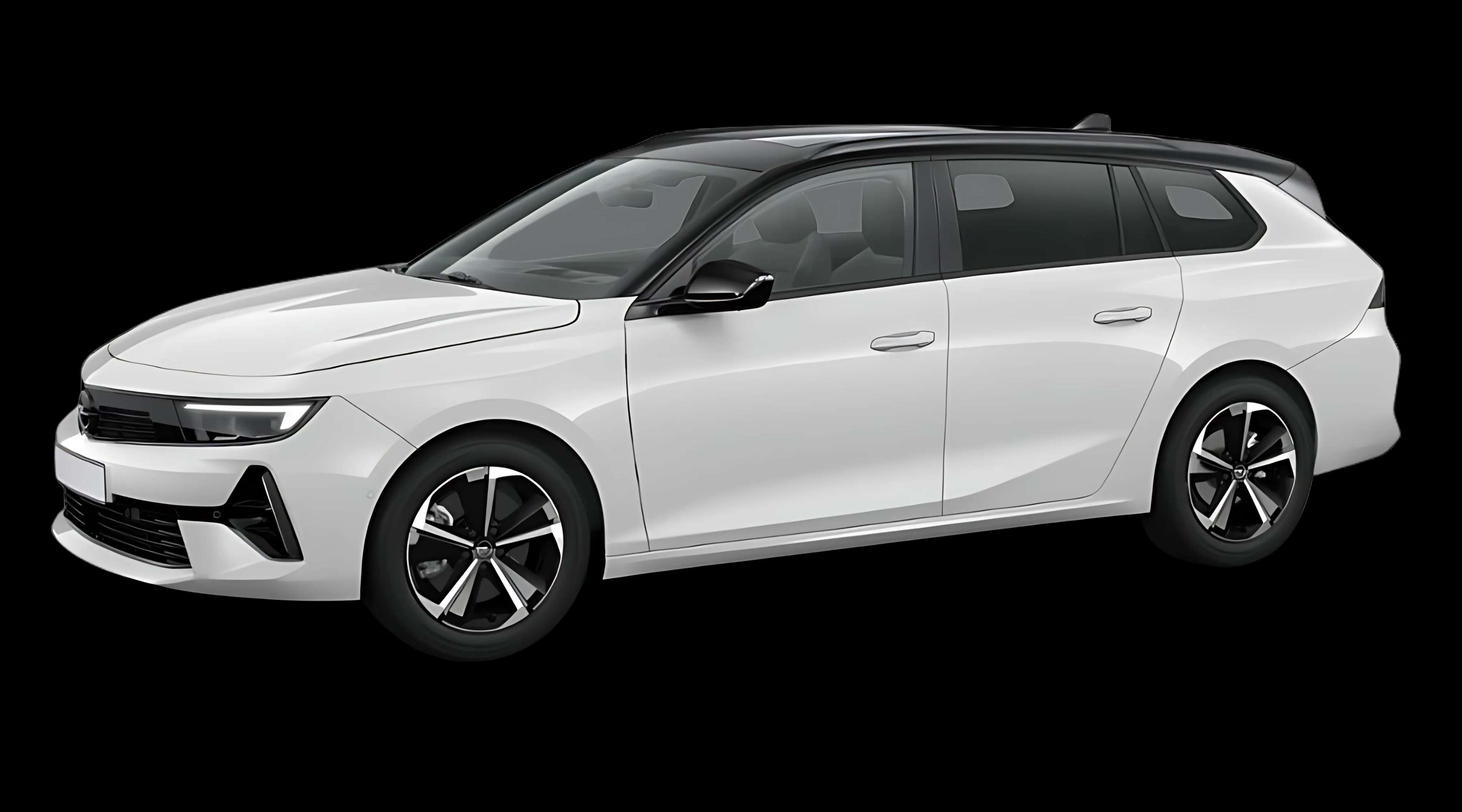 Seitenansicht eines Opel Astra