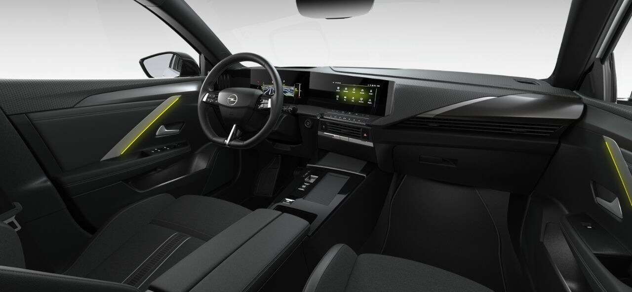 Ansicht des Armaturenbretts eines Opel Astra