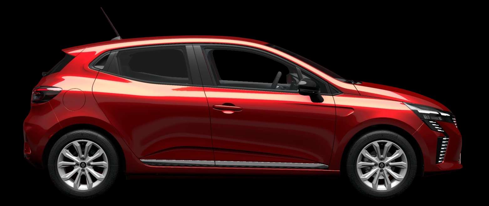 Seitenansicht eines Renault Clio