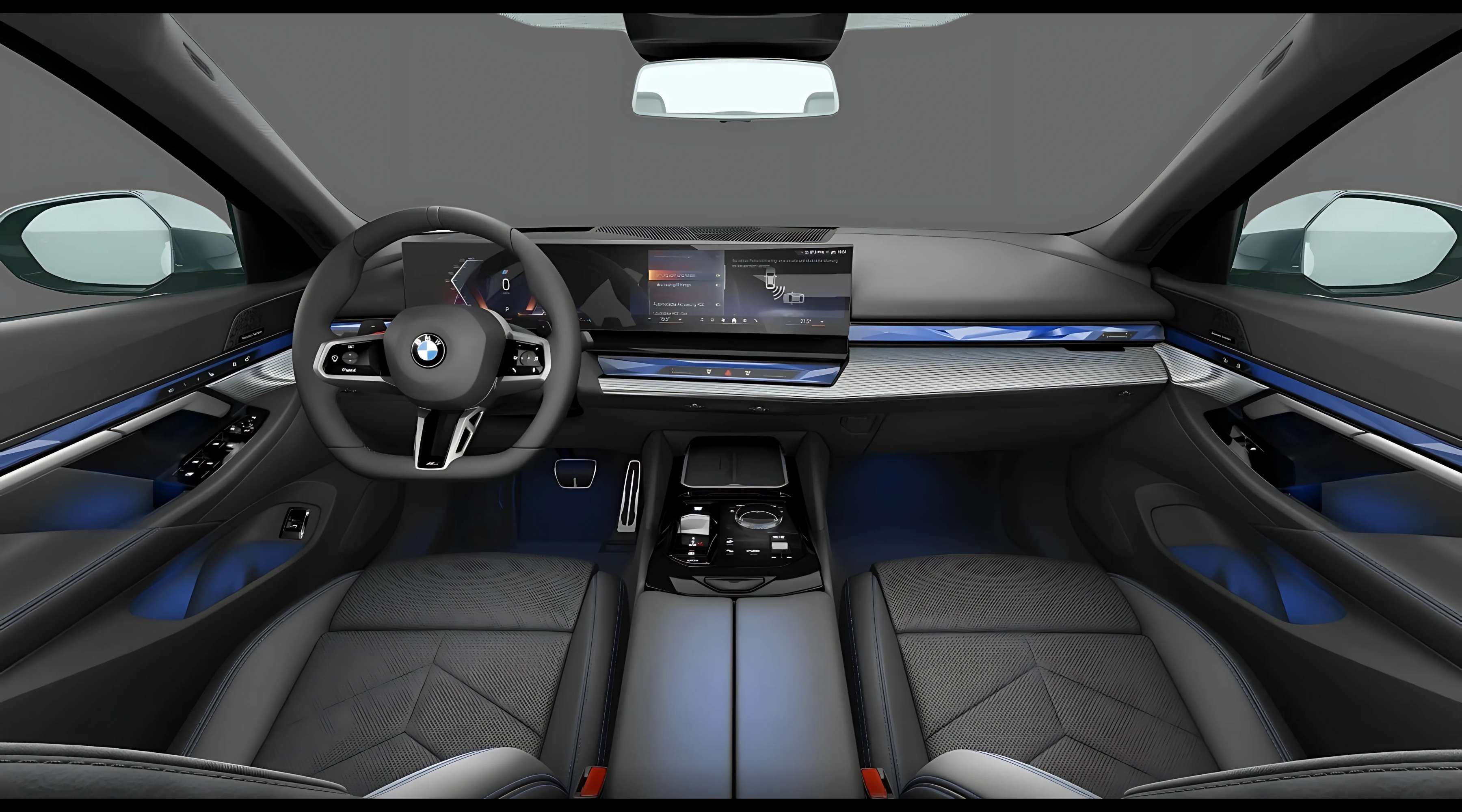 Ansicht des Armaturenbretts eines BMW 5er-Reihe