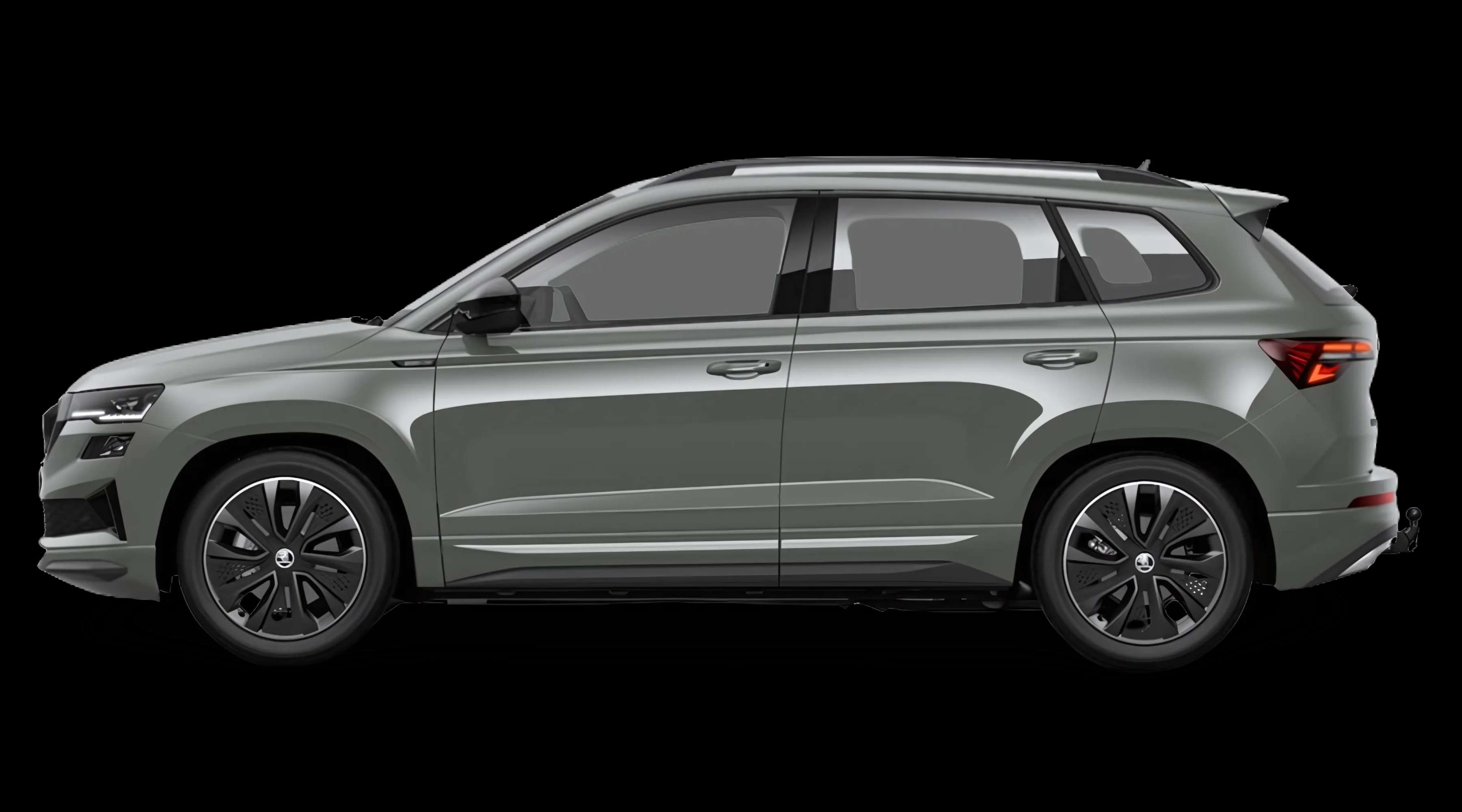 Seitenansicht eines Skoda Karoq