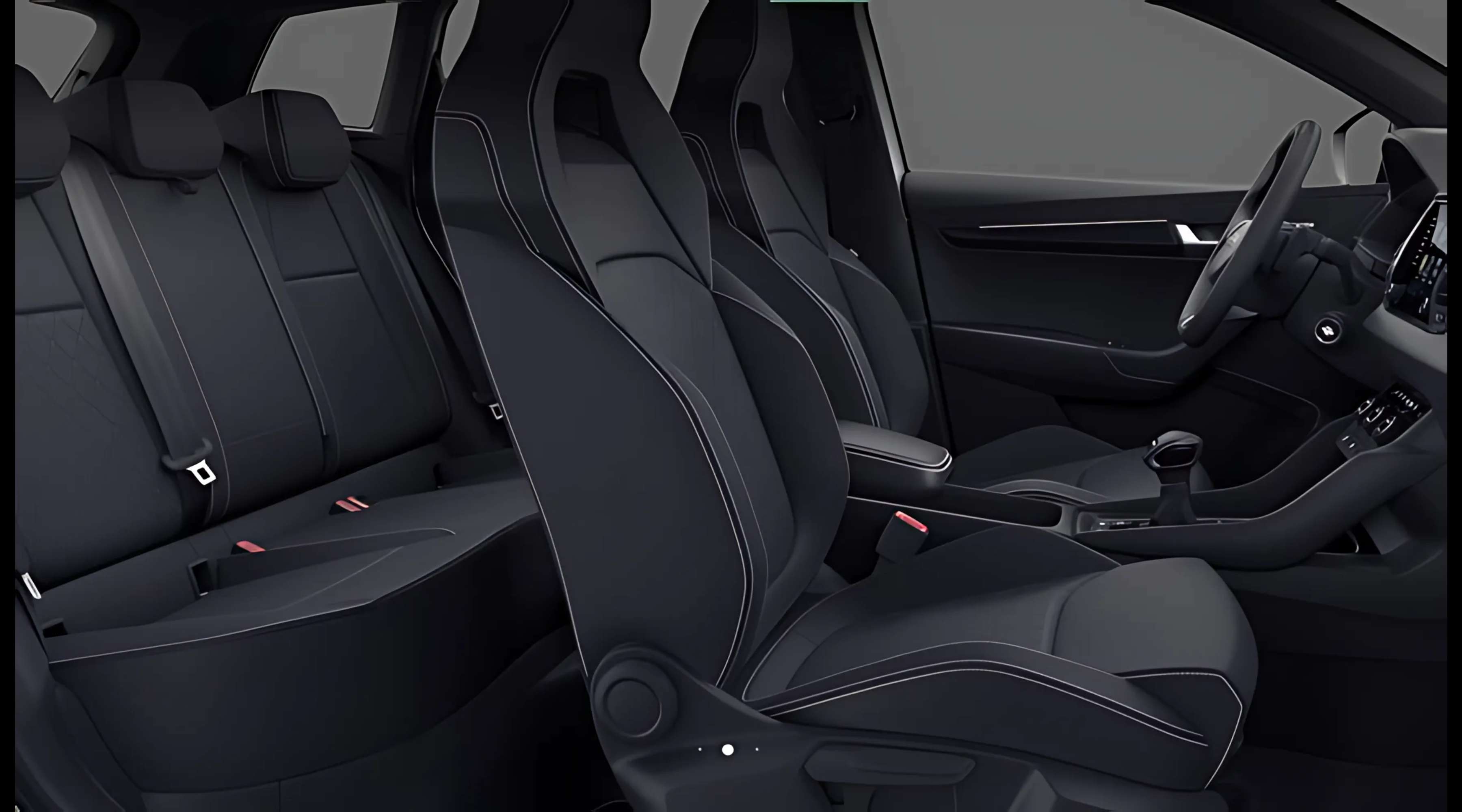 Vordersitze eines Skoda Karoq