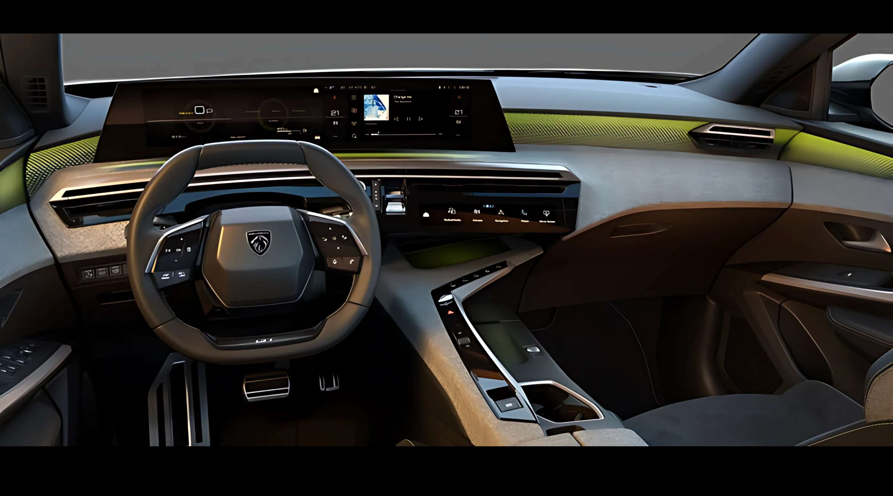 Armaturenbrett eines Peugeot 5008