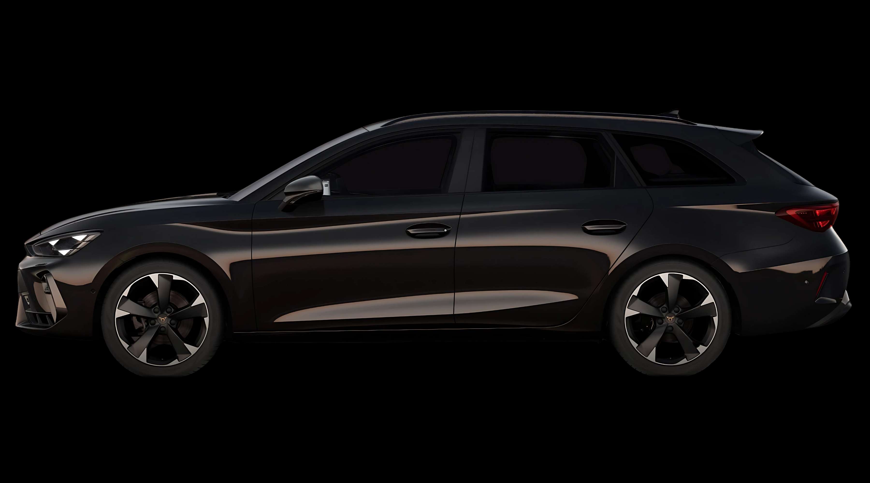 Seitenansicht eines CUPRA Leon