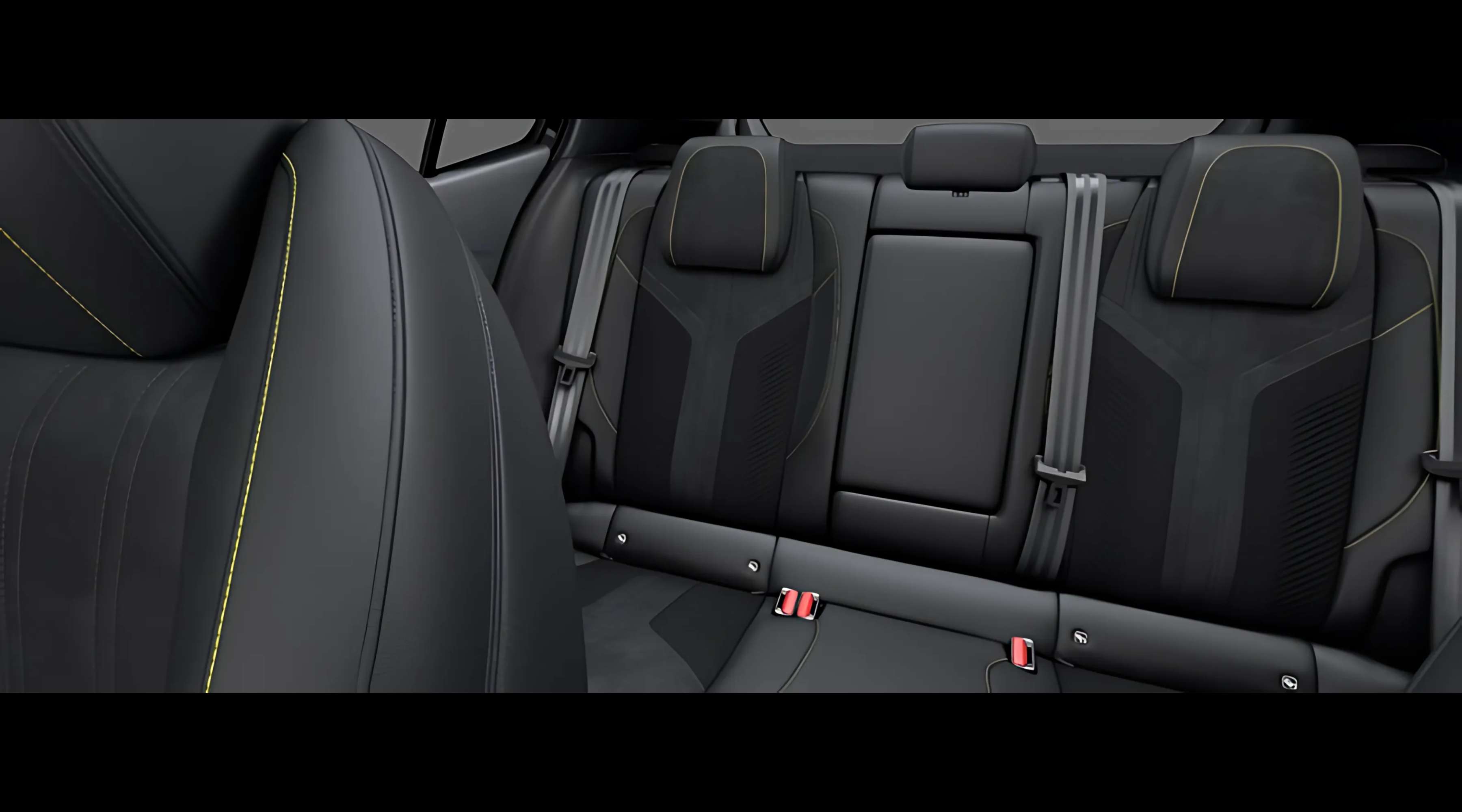 Ansicht der Rücksitze eines Peugeot 408
