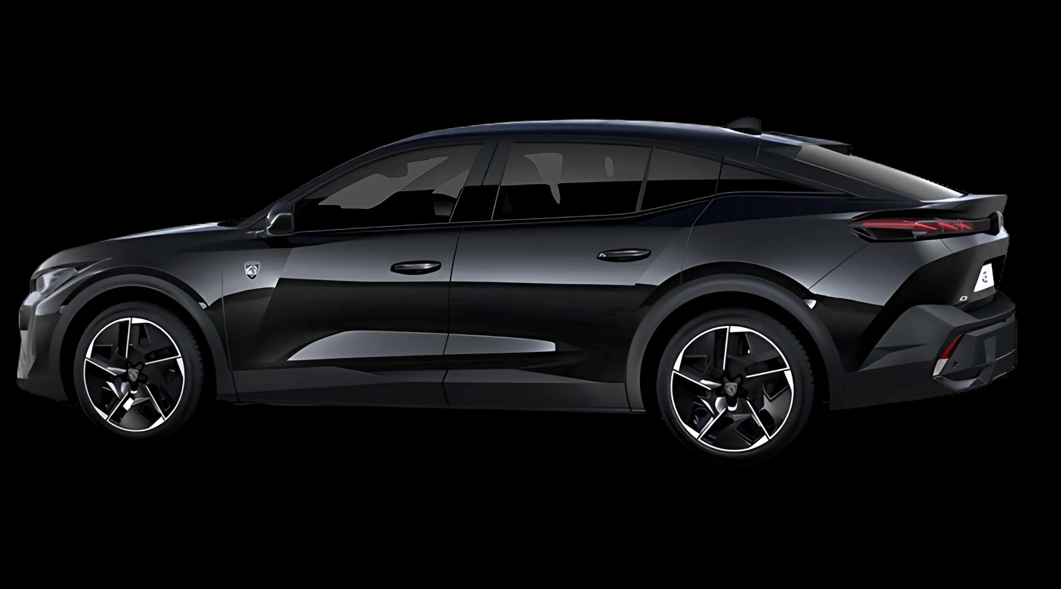 Seitenansicht eines Peugeot 408