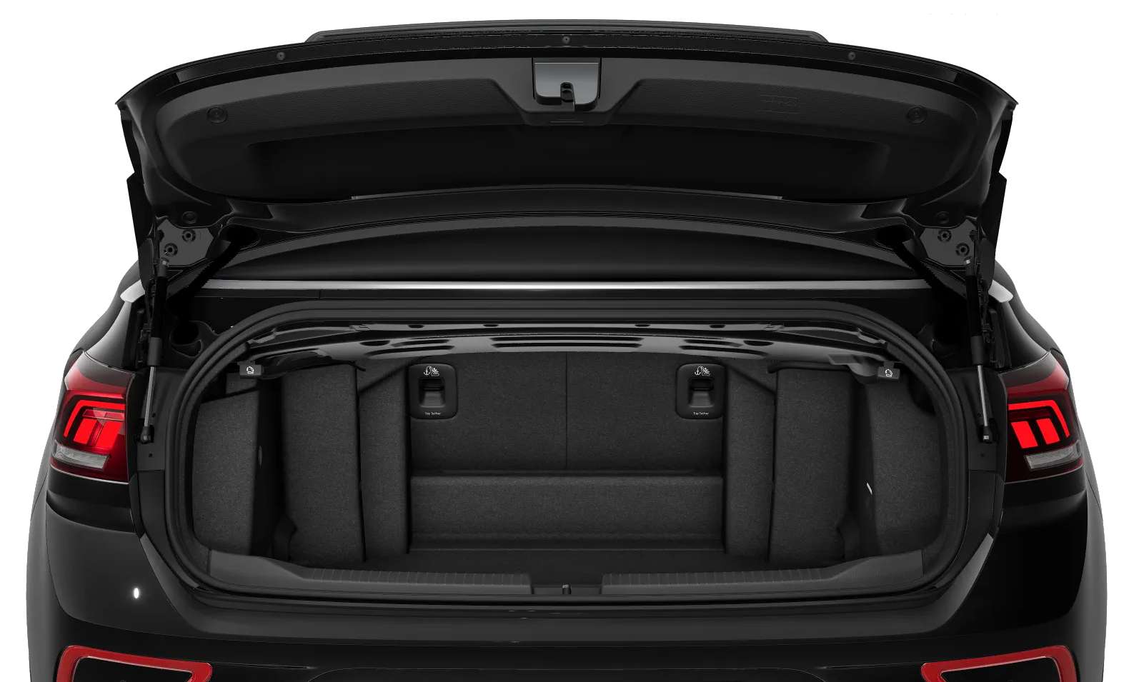 Ansicht des Kofferraums eines Volkswagen T-Roc