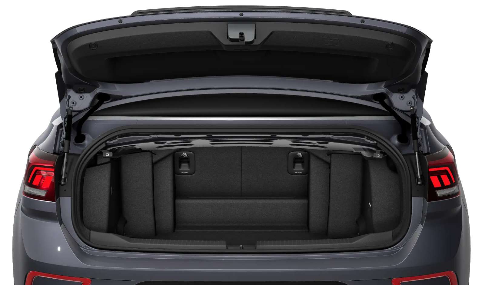 Ansicht des Kofferraums eines Volkswagen T-Roc