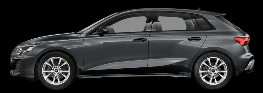 Seitenansicht eines Audi A3