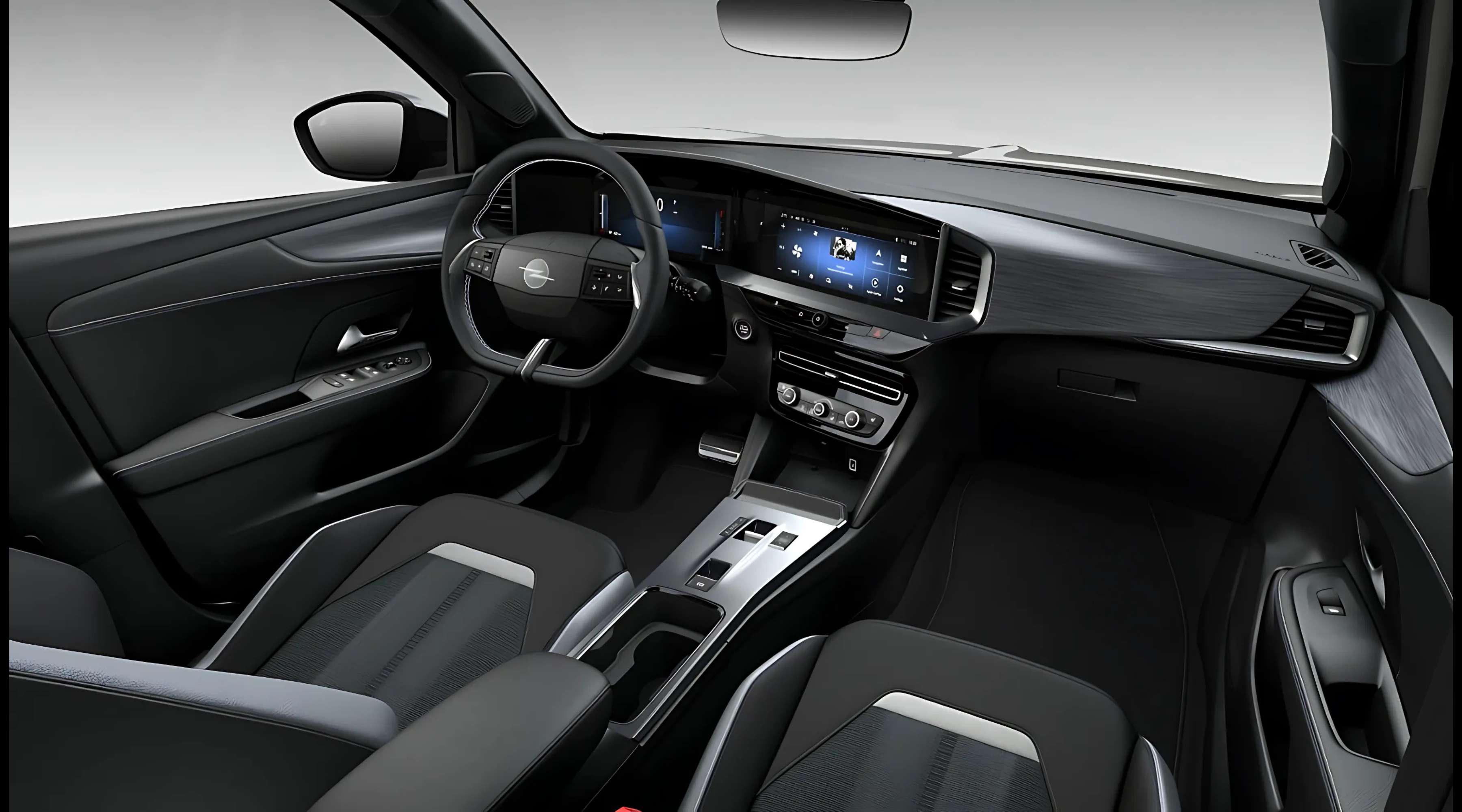 Ansicht des Armaturenbretts eines Opel Mokka