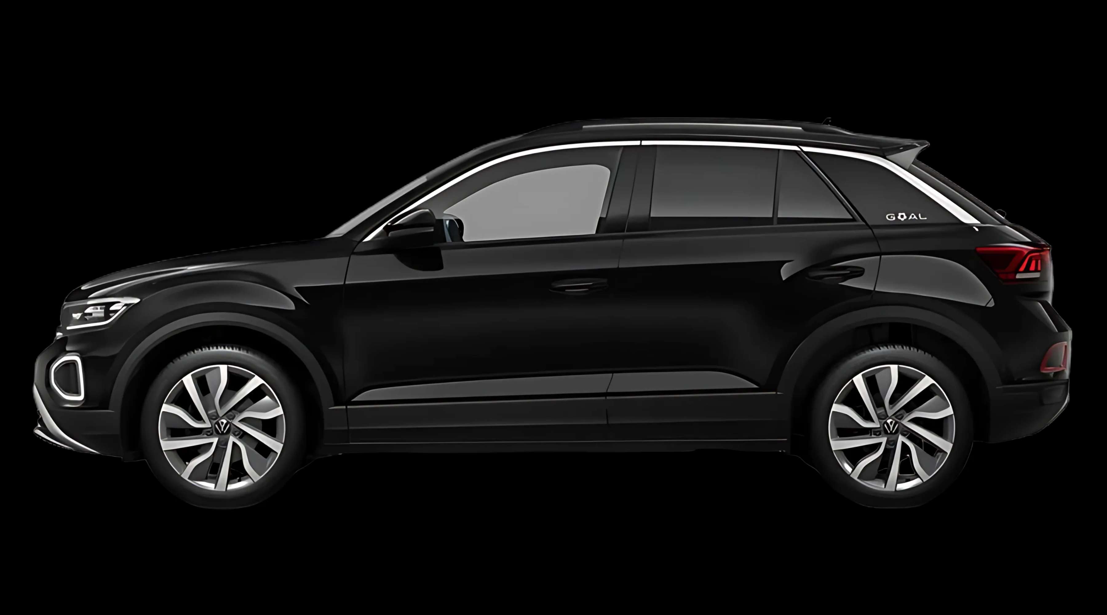 Seitenansicht eines Volkswagen T-Roc
