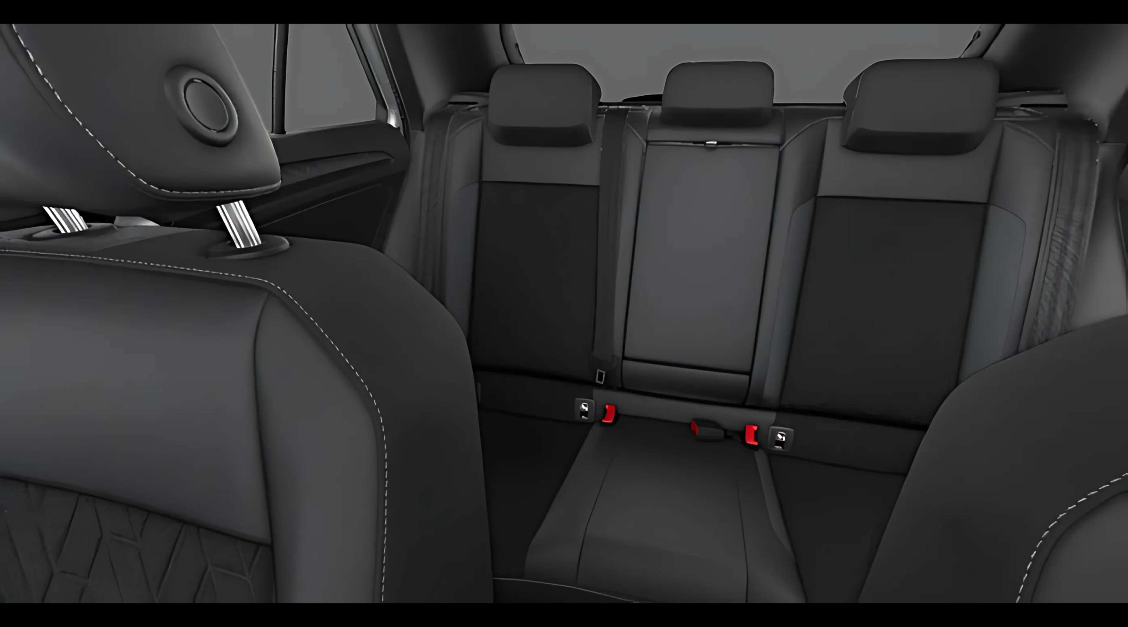 Ansicht der Rücksitze eines Volkswagen T-Roc
