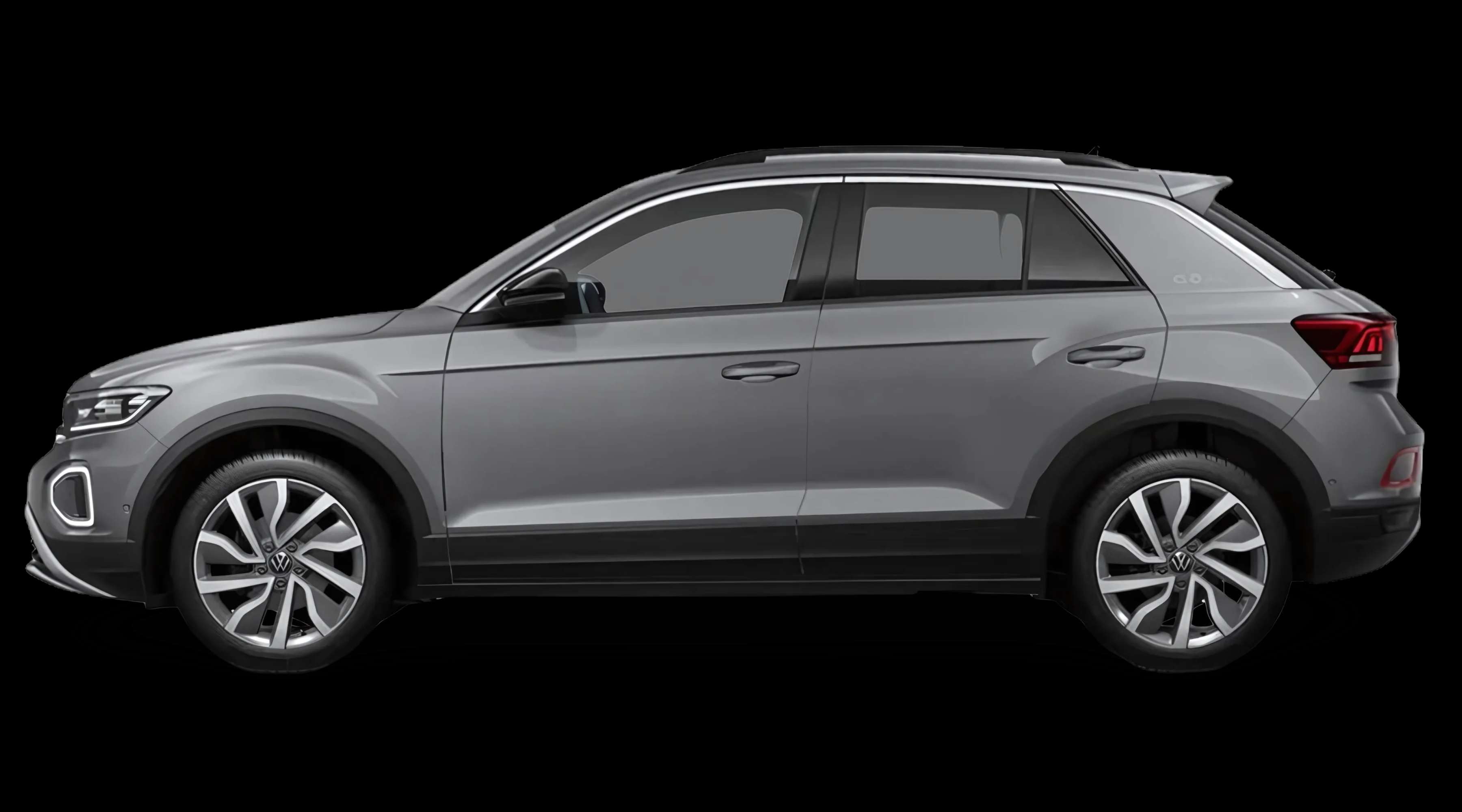 Seitenansicht eines Volkswagen T-Roc