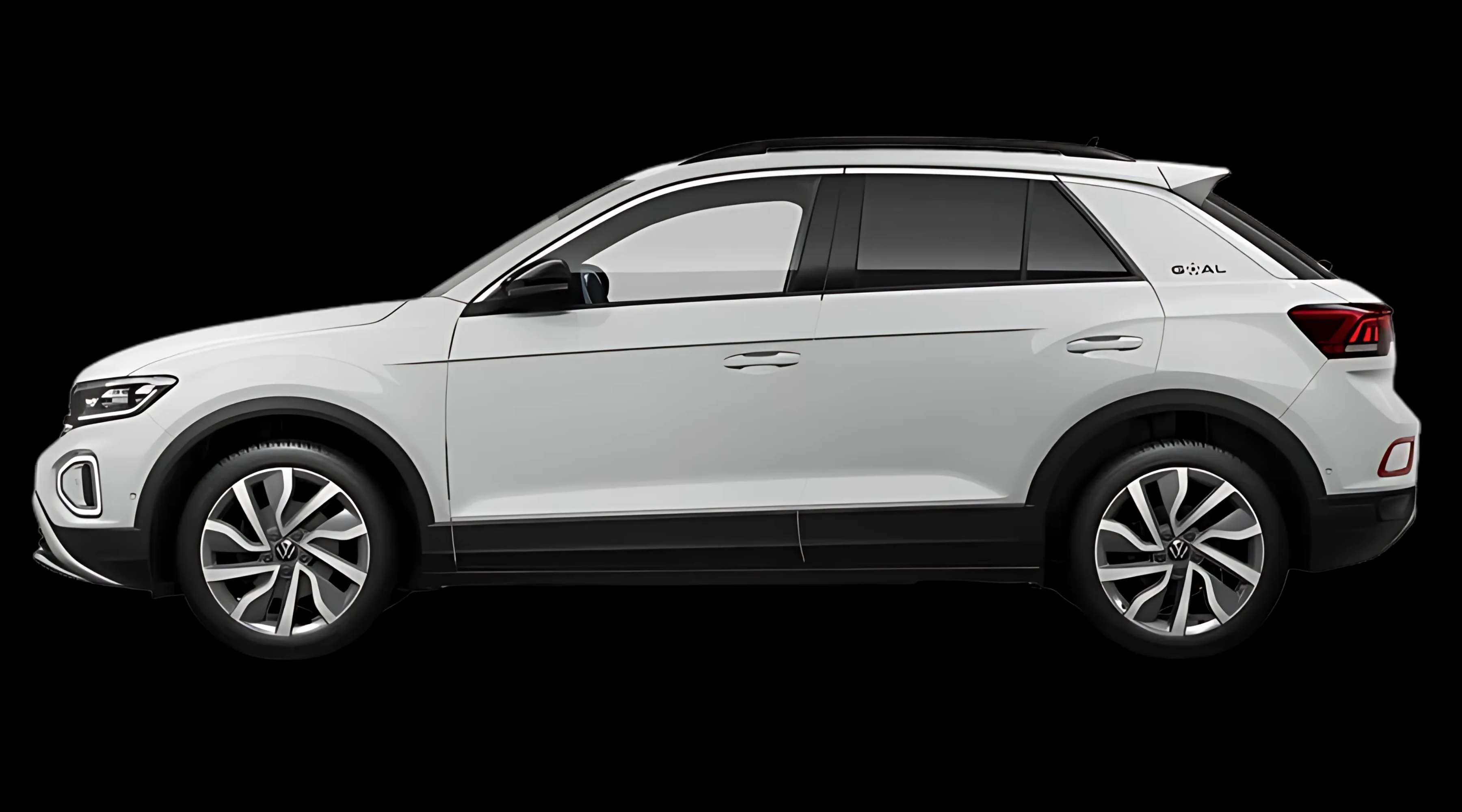 Seitenansicht eines Volkswagen T-Roc