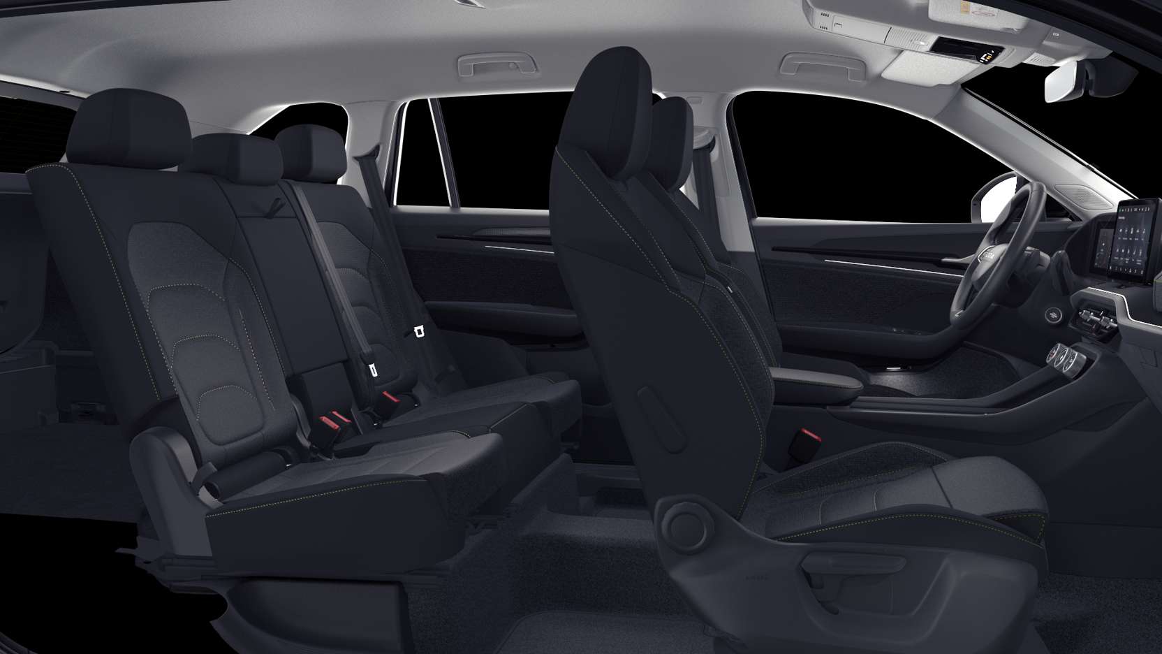 Ansicht der Frontsitze eines Skoda Kodiaq