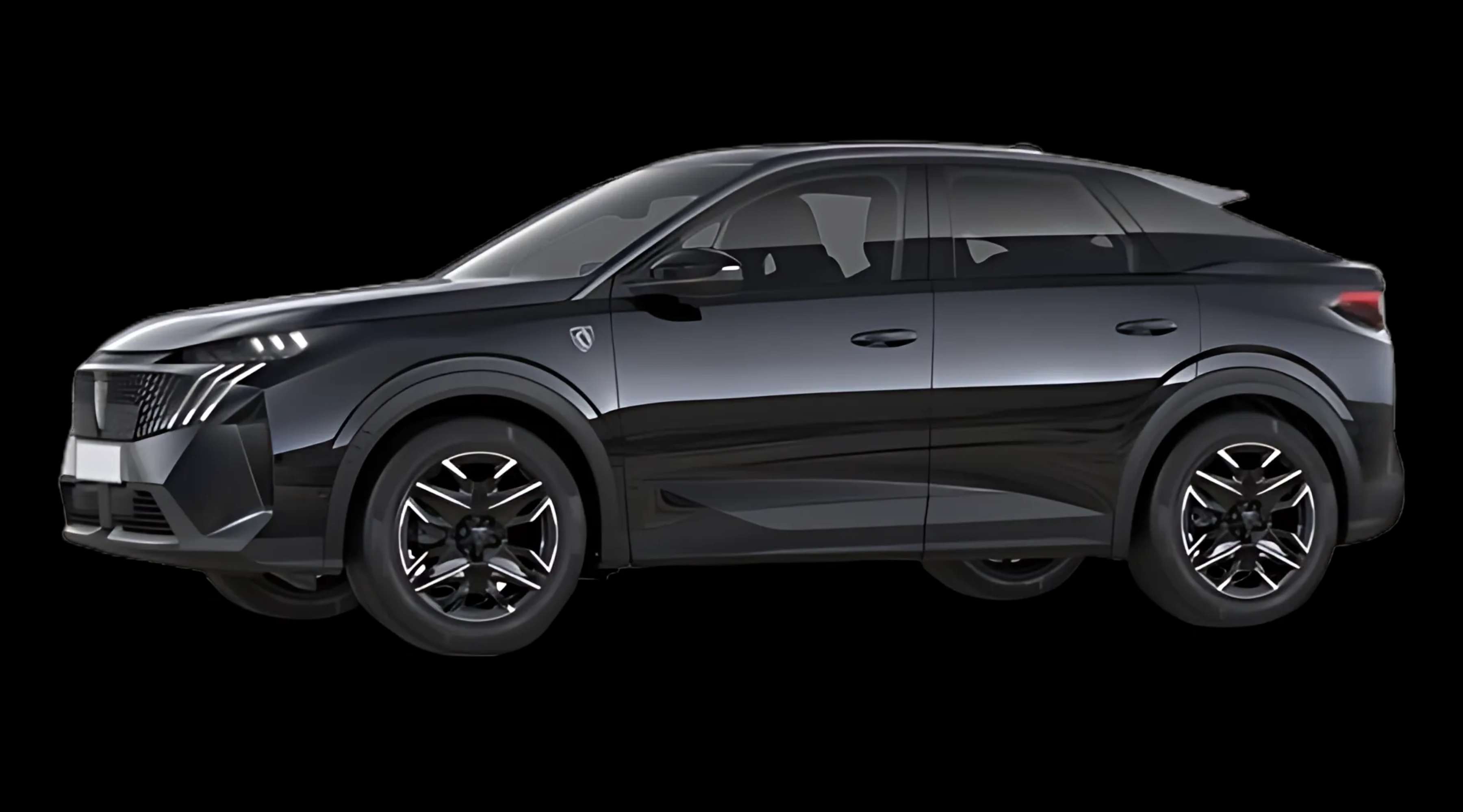 Seitenansicht eines Peugeot 3008
