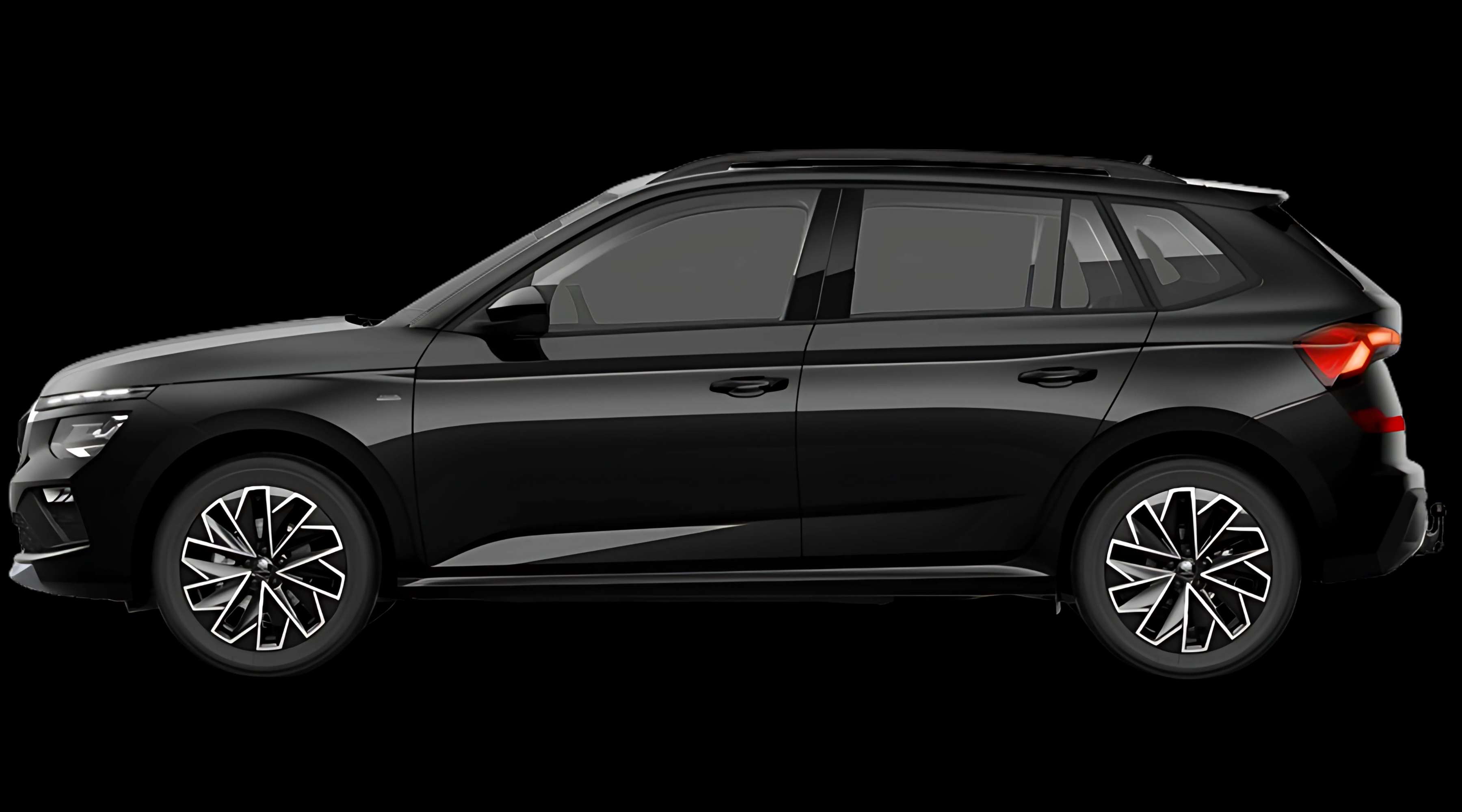 Seitenansicht eines Skoda Kamiq