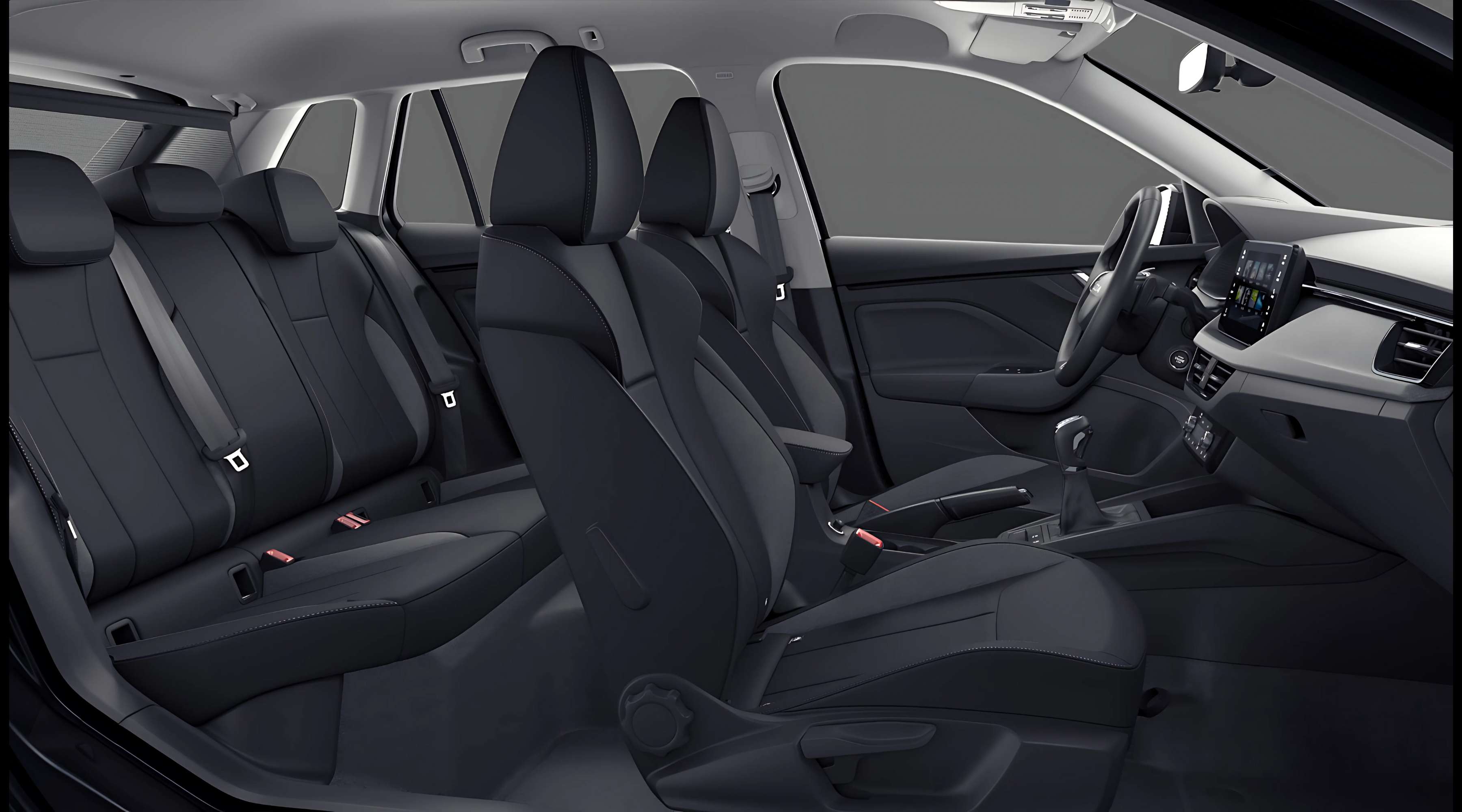 Ansicht der Frontsitze eines Skoda Kamiq