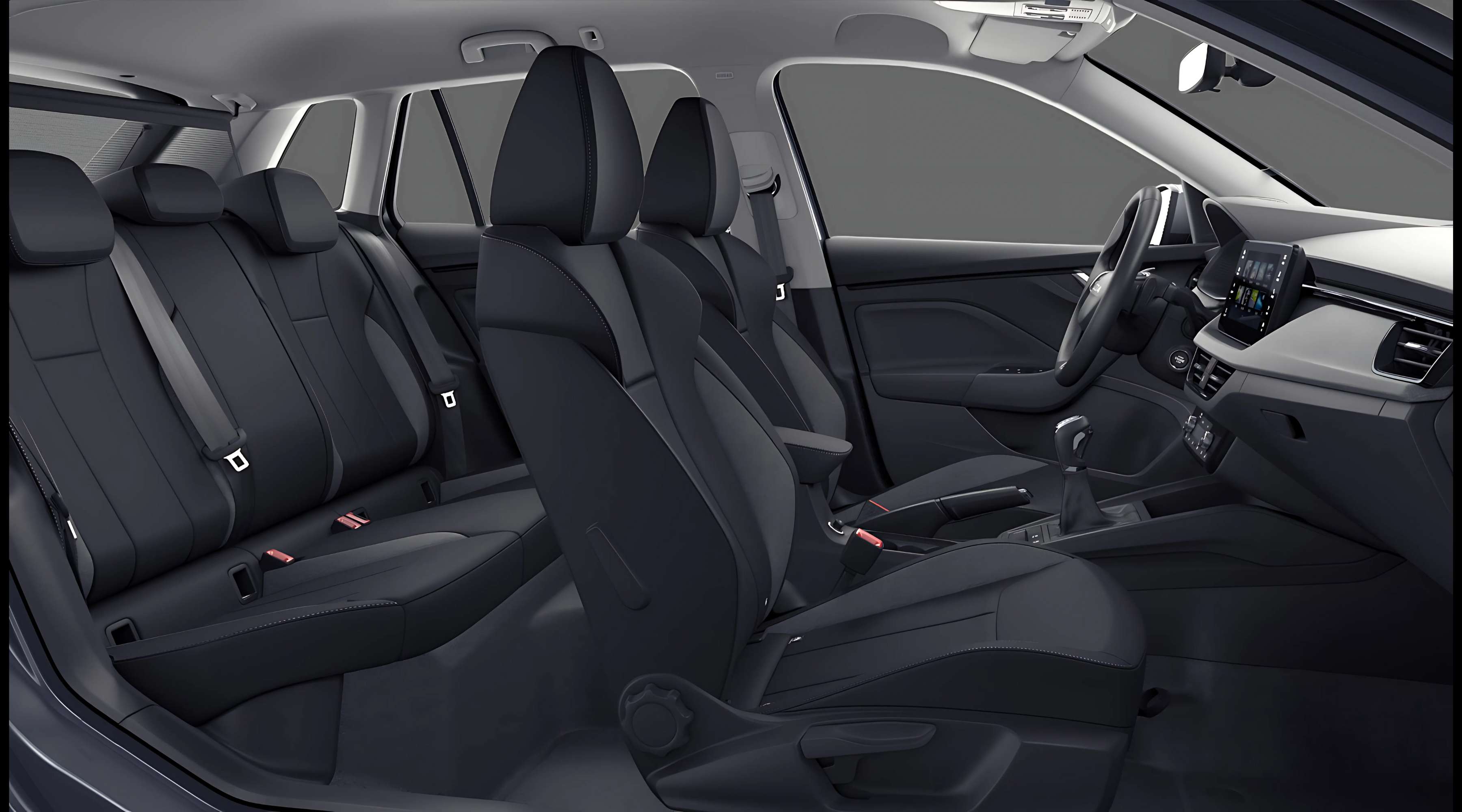Ansicht der Frontsitze eines Skoda Kamiq