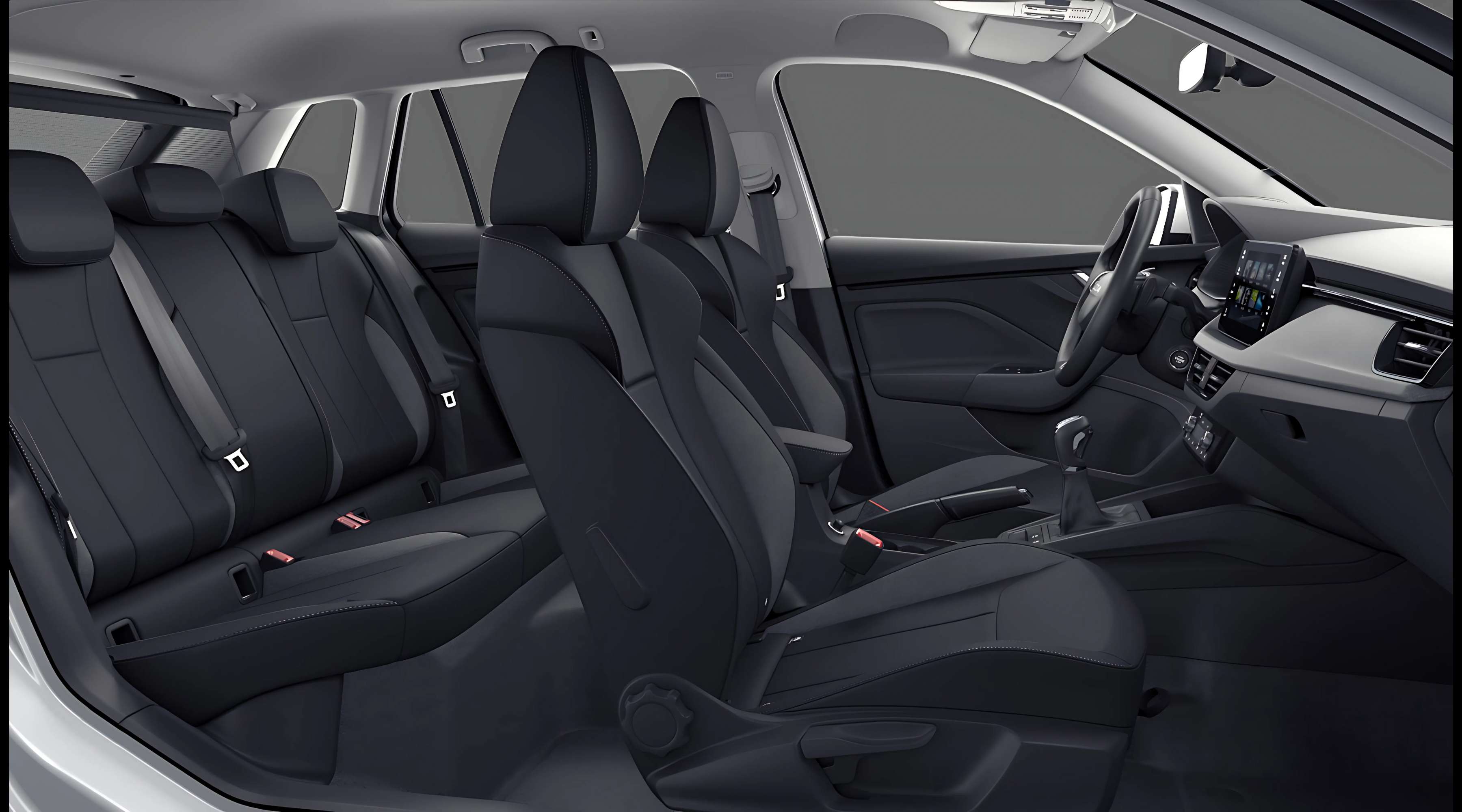 Ansicht der Frontsitze eines Skoda Kamiq