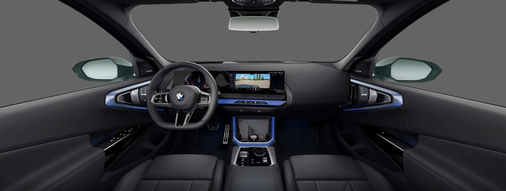 Ansicht des Armaturenbretts eines BMW X3