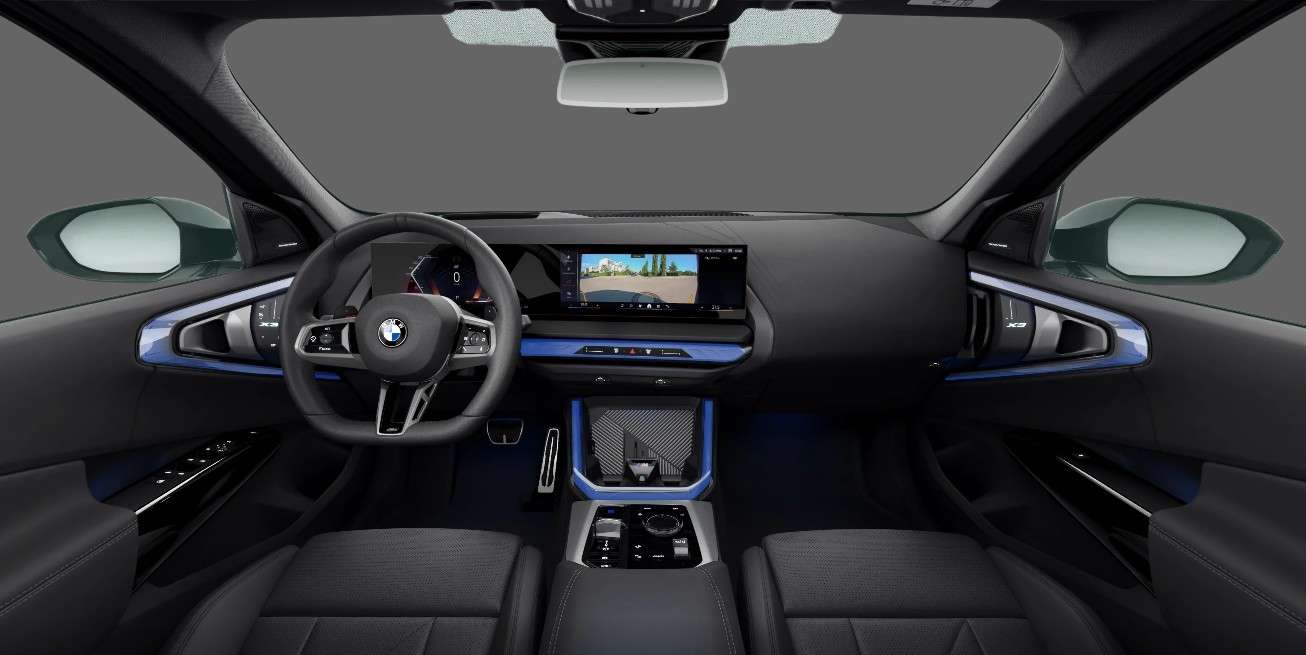 Ansicht des Armaturenbretts eines BMW X3