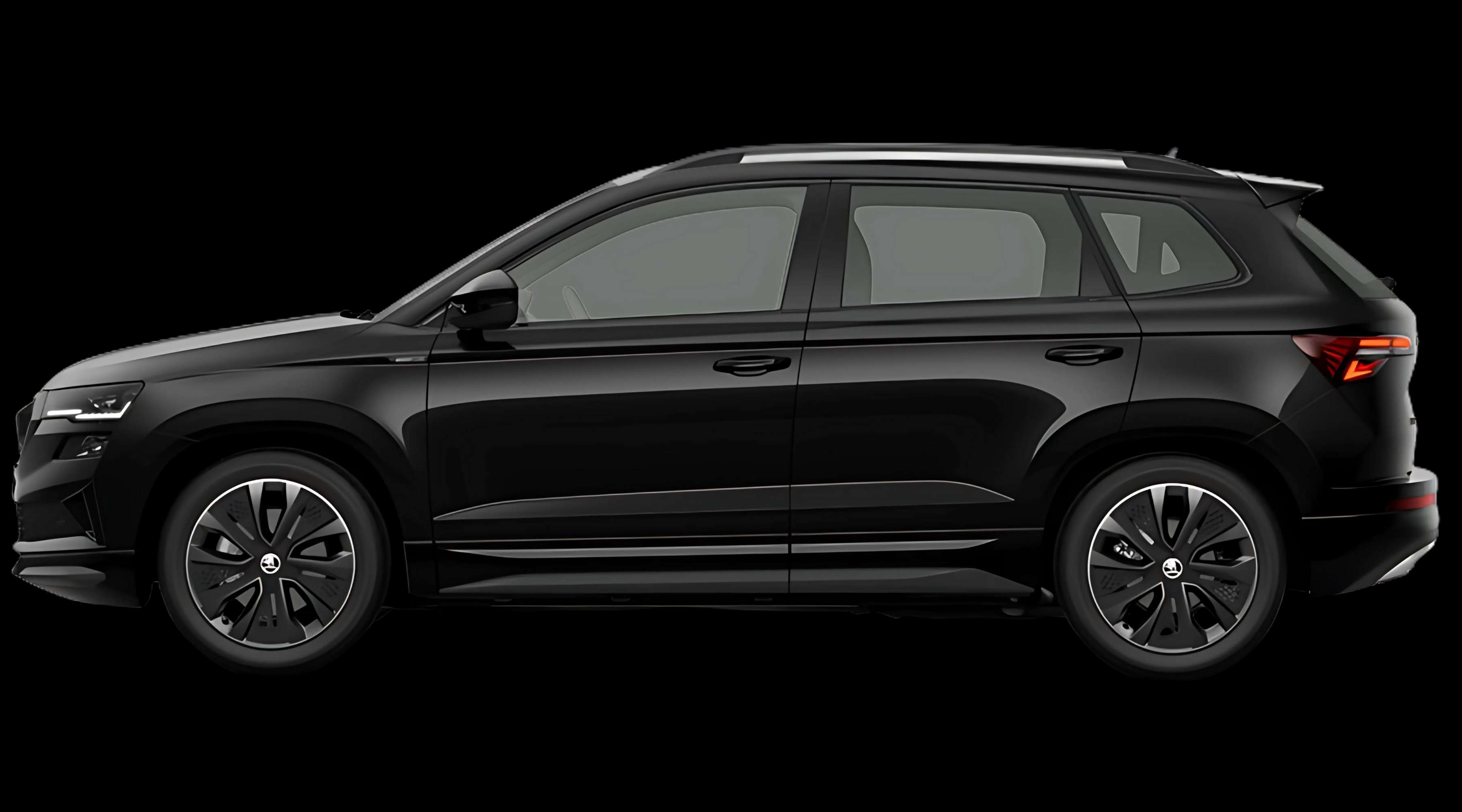 Seitenansicht eines Skoda Karoq