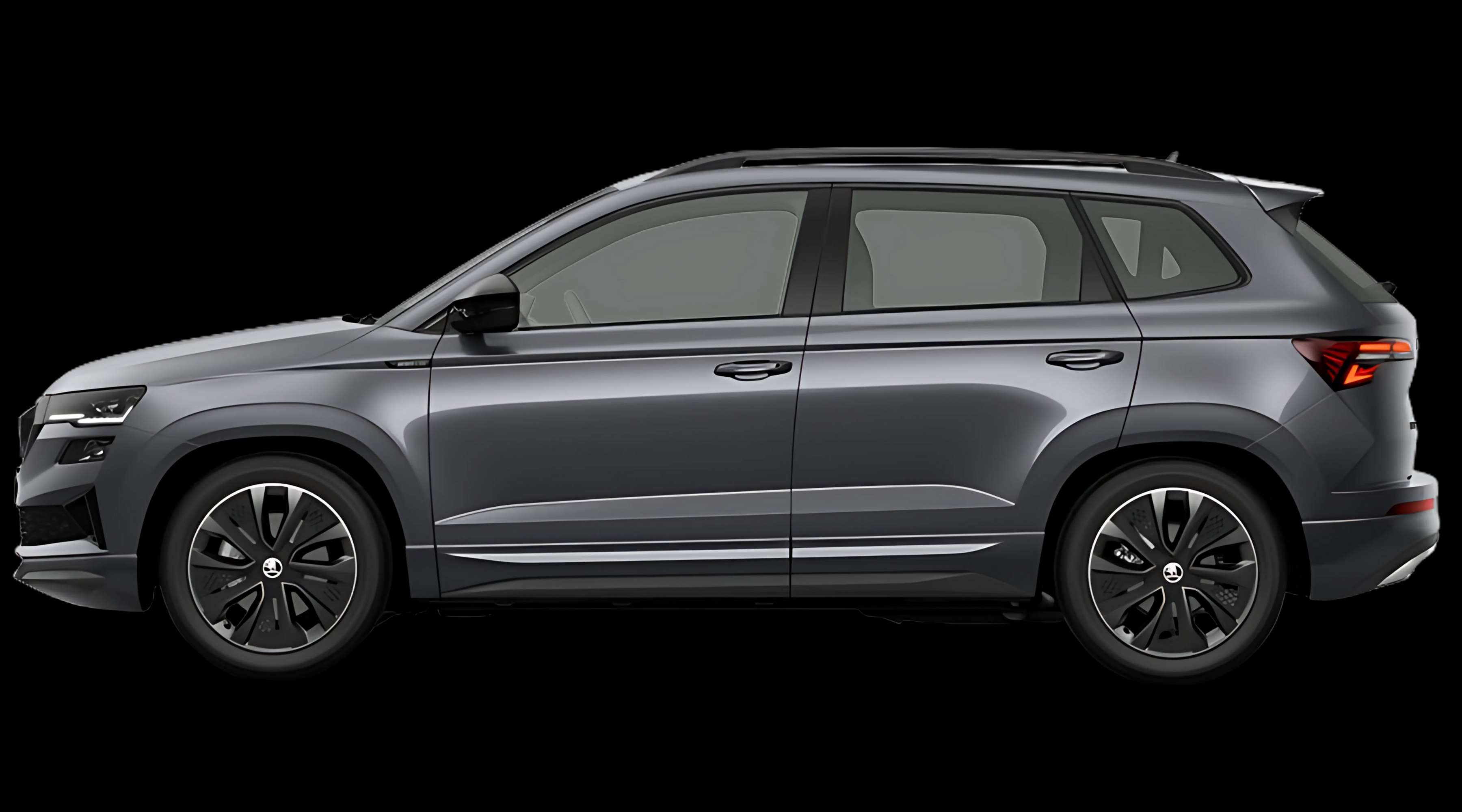 Seitenansicht eines Skoda Karoq