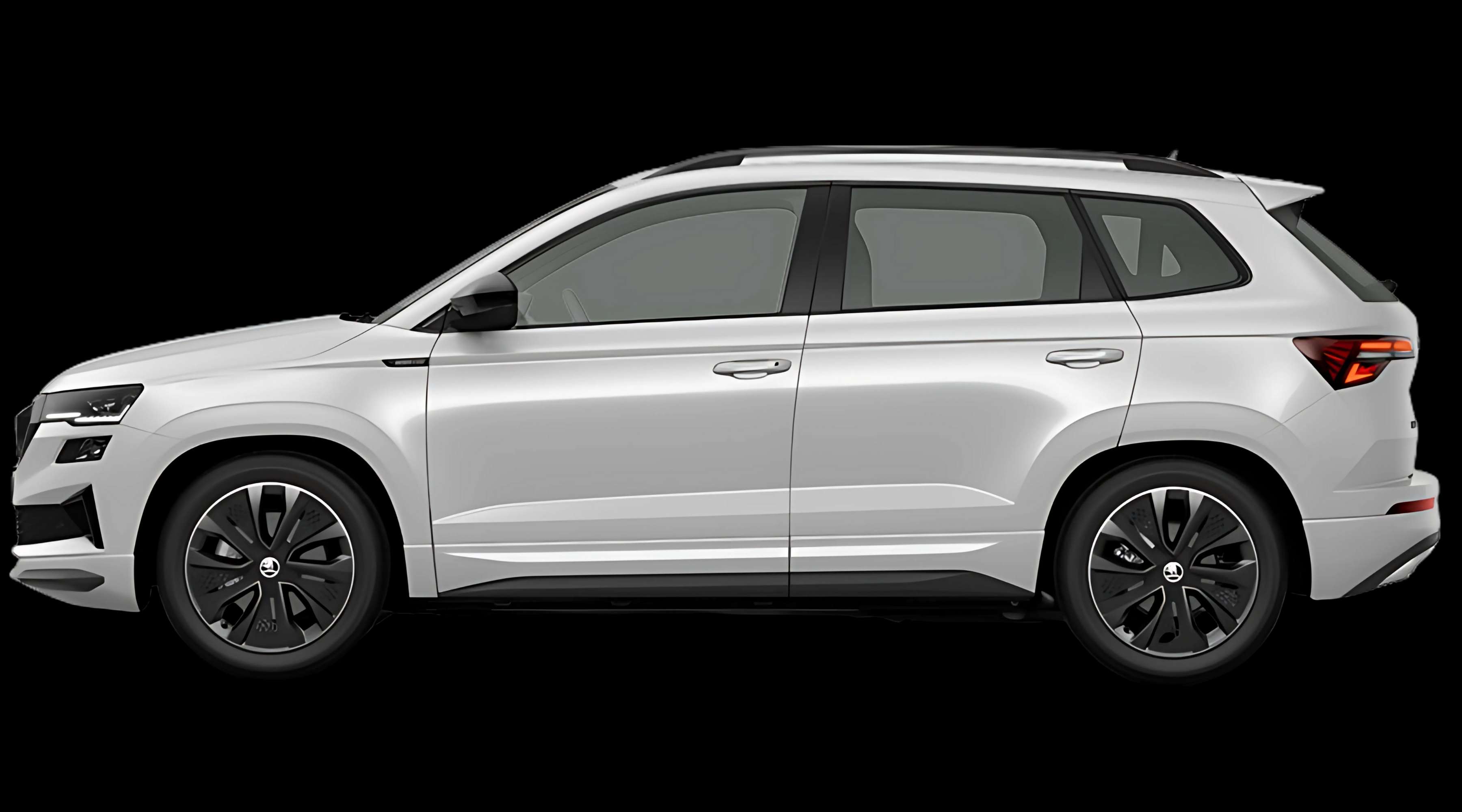 Seitenansicht eines Skoda Karoq