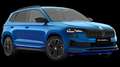 Schräge Frontansicht der Variante Race Blau Metallic