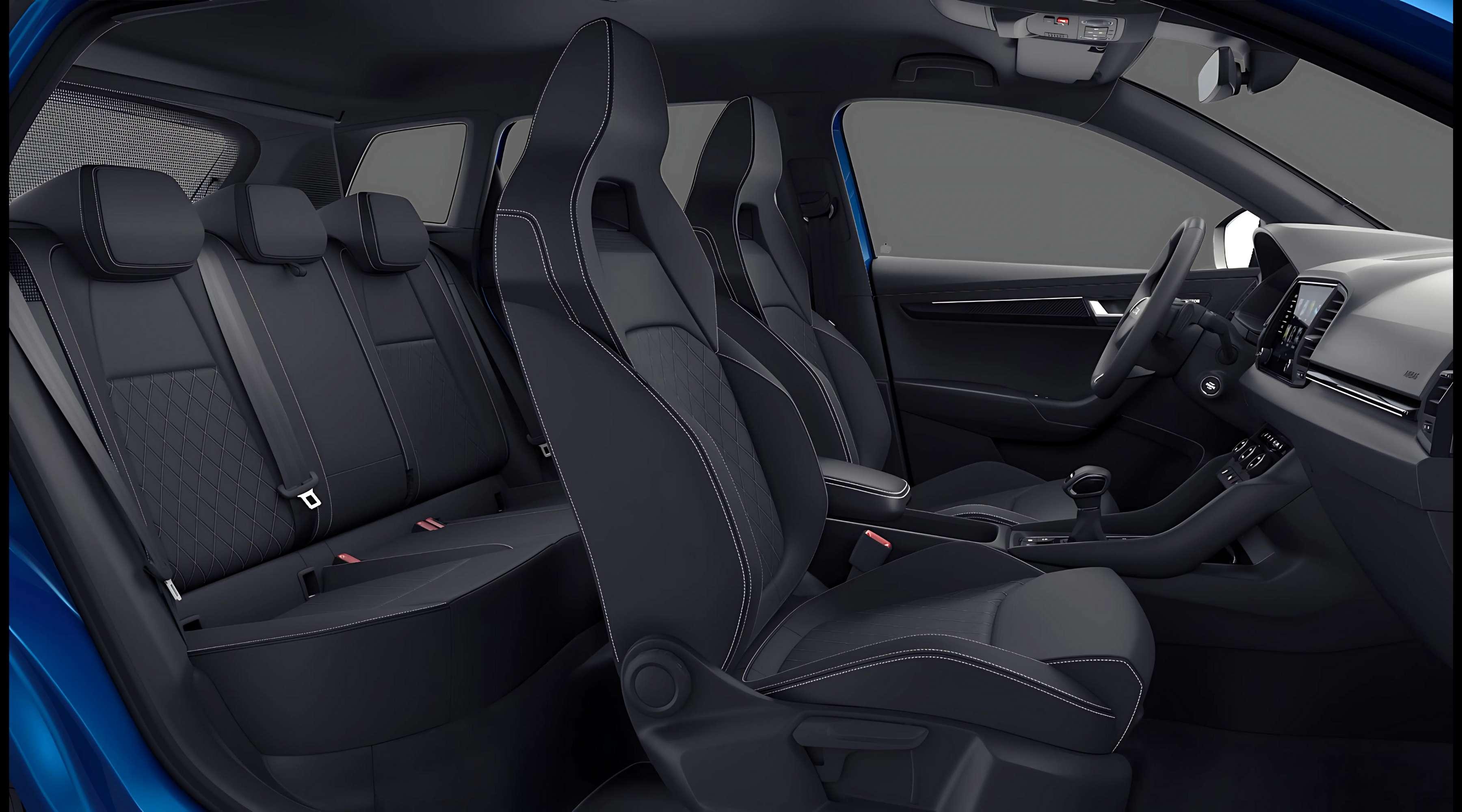 Vordersitze eines Skoda Karoq