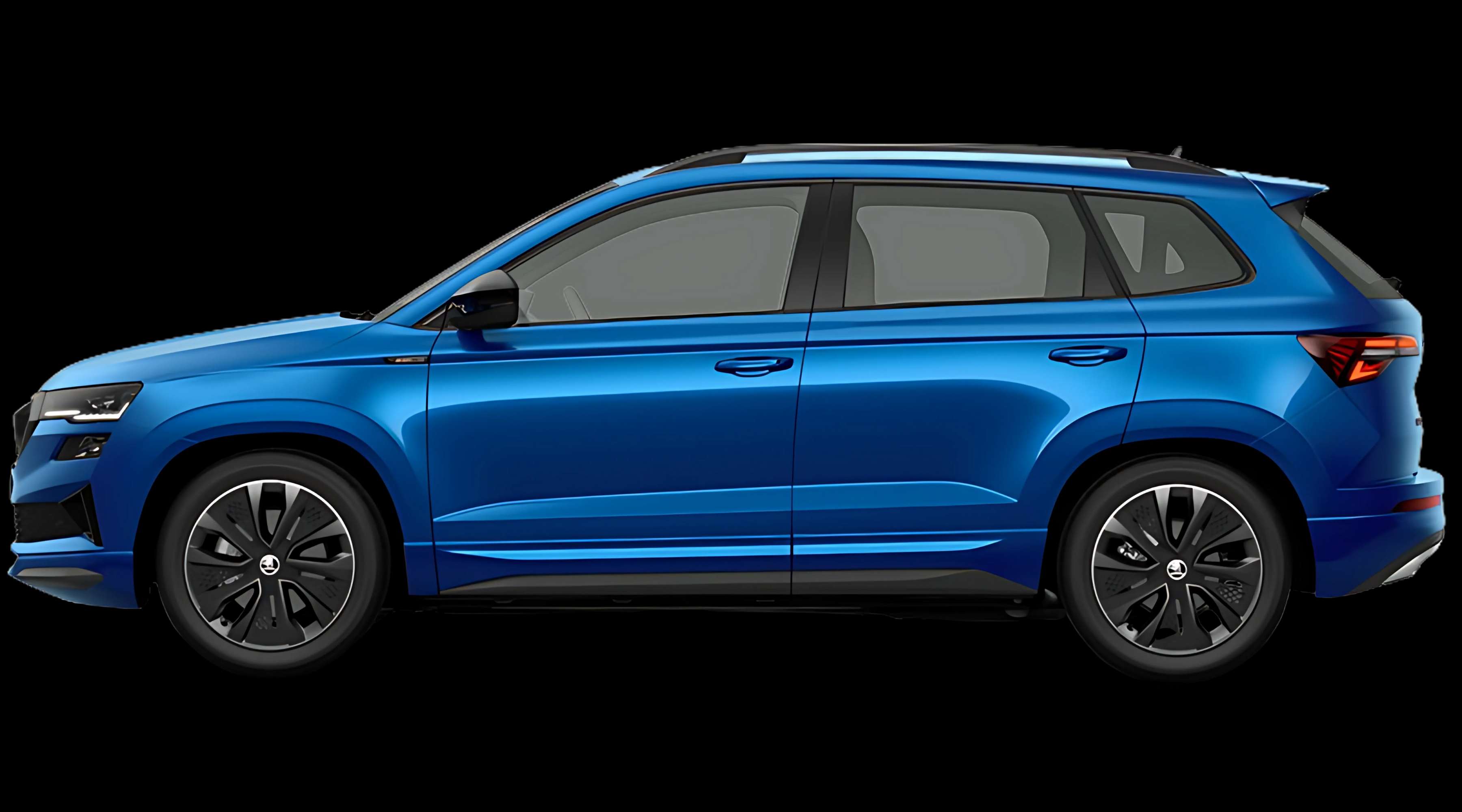 Seitenansicht eines Skoda Karoq