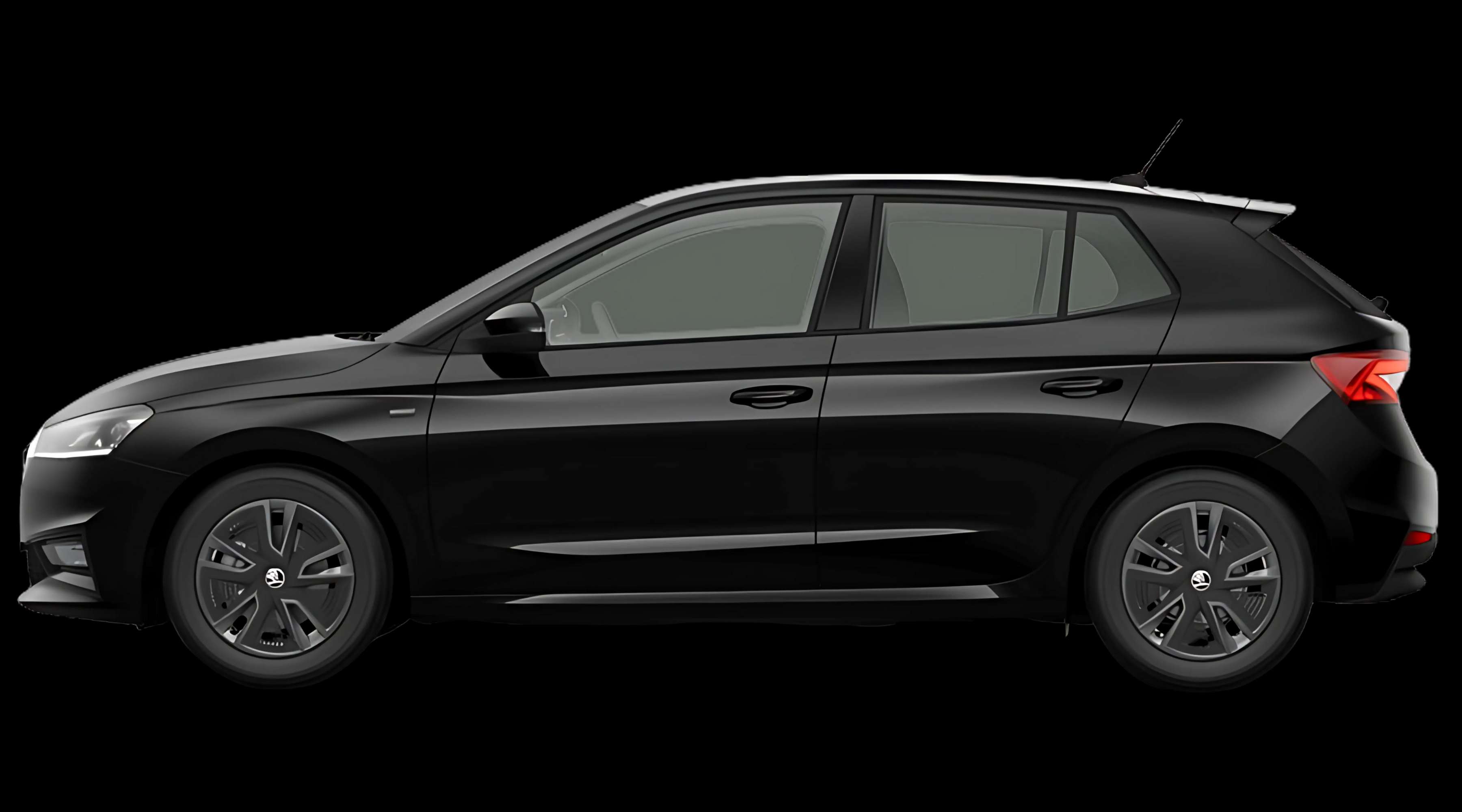 Seitenansicht eines Skoda Fabia