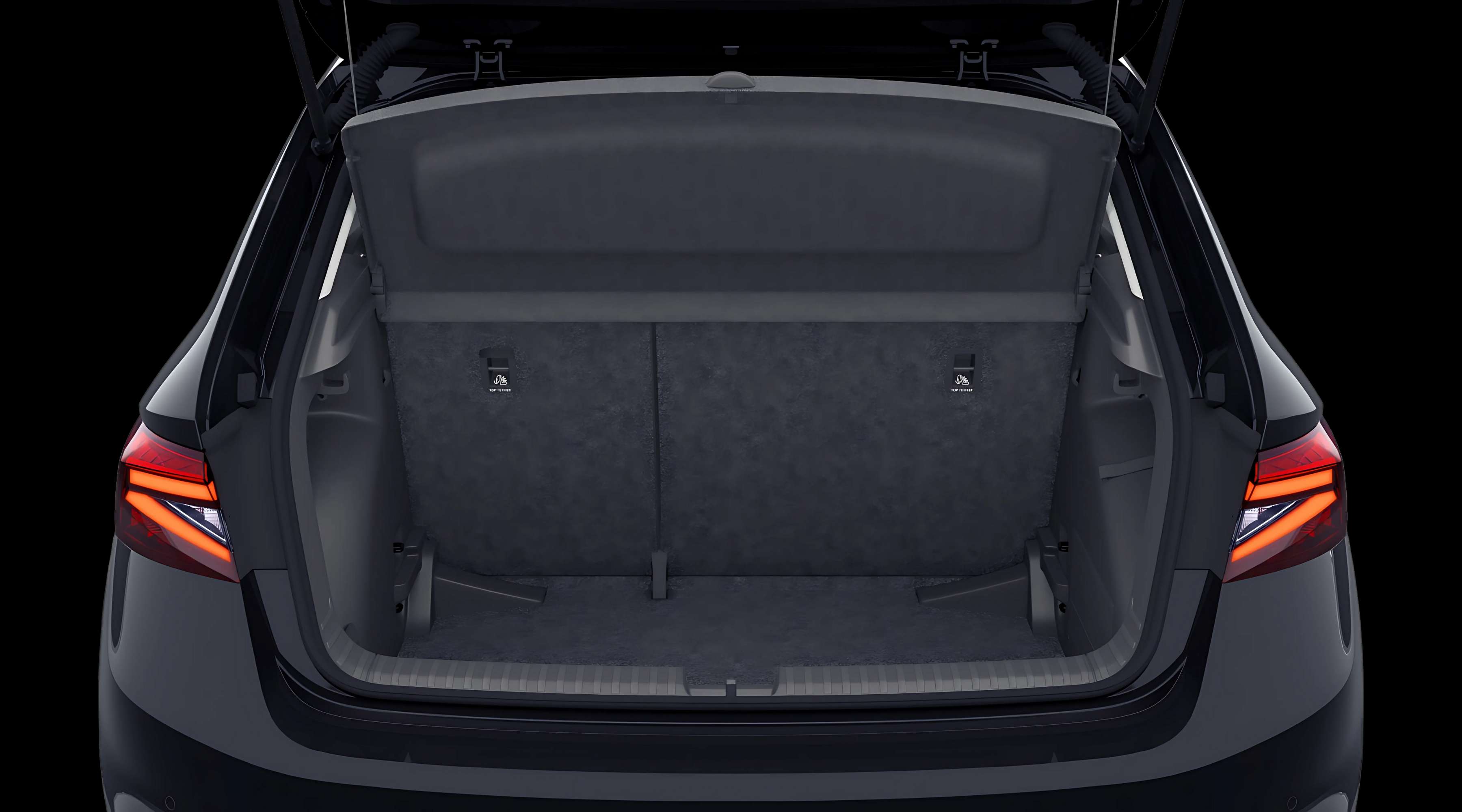 Ansicht des Kofferraums eines Skoda Fabia