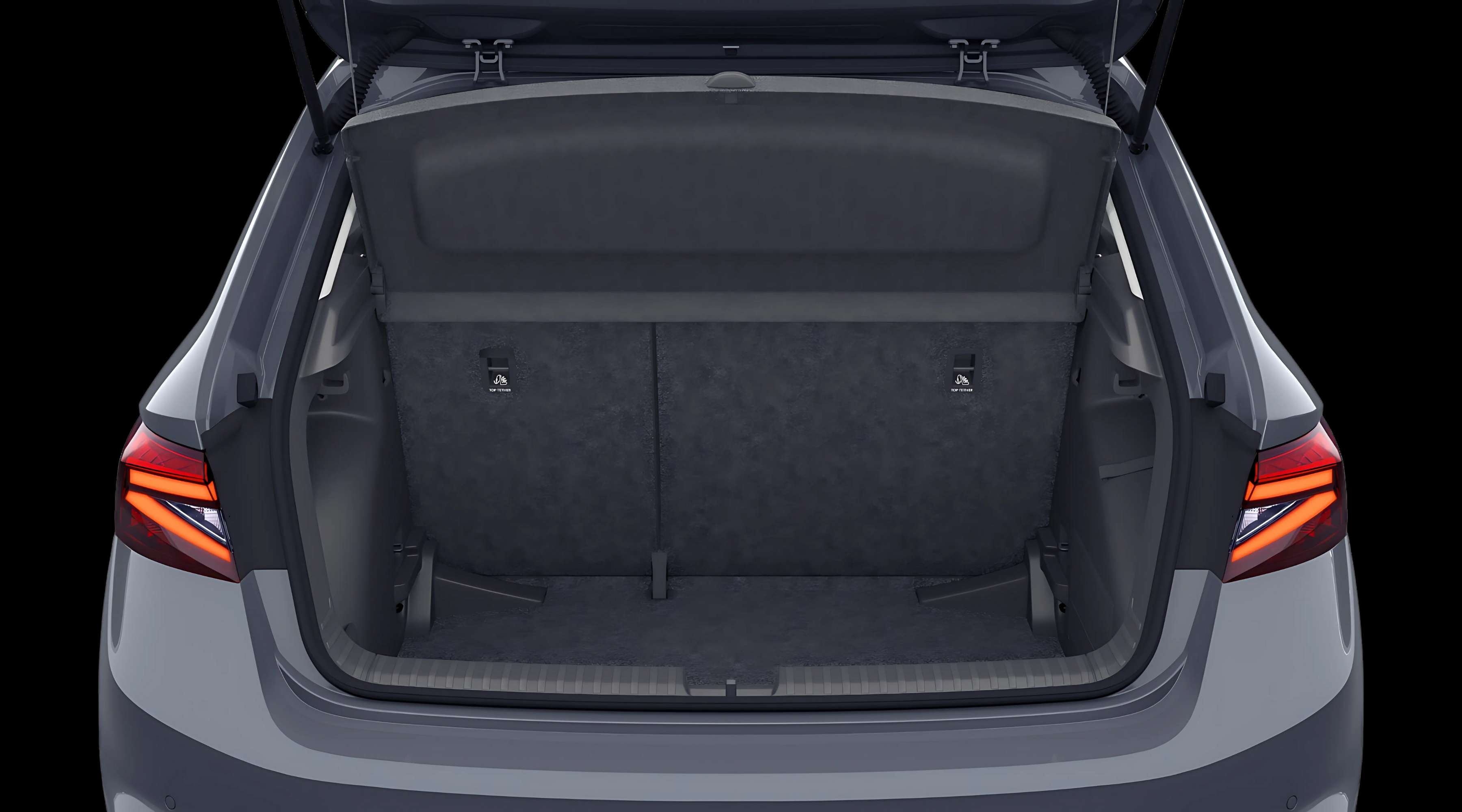 Ansicht des Kofferraums eines Skoda Fabia