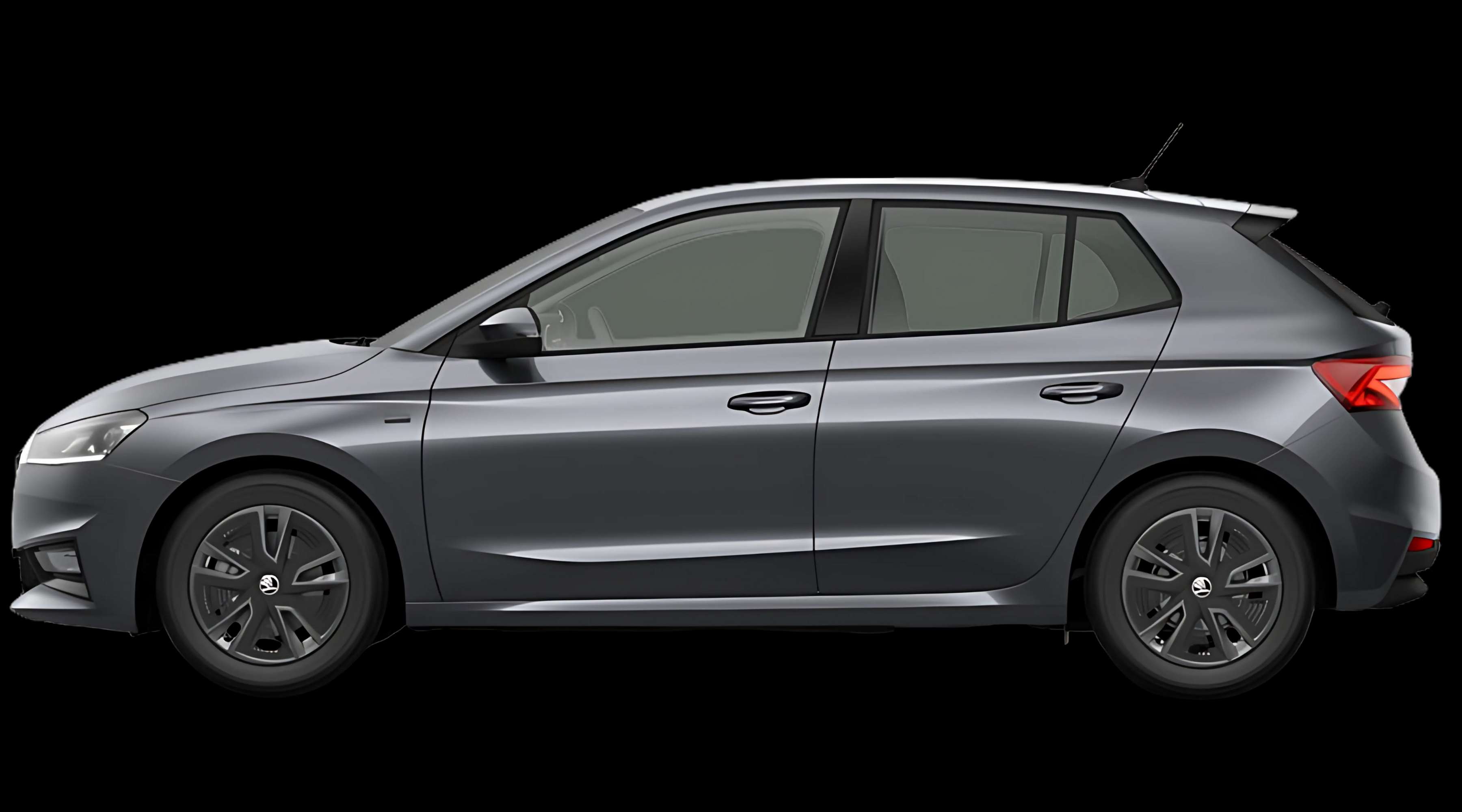 Seitenansicht eines Skoda Fabia